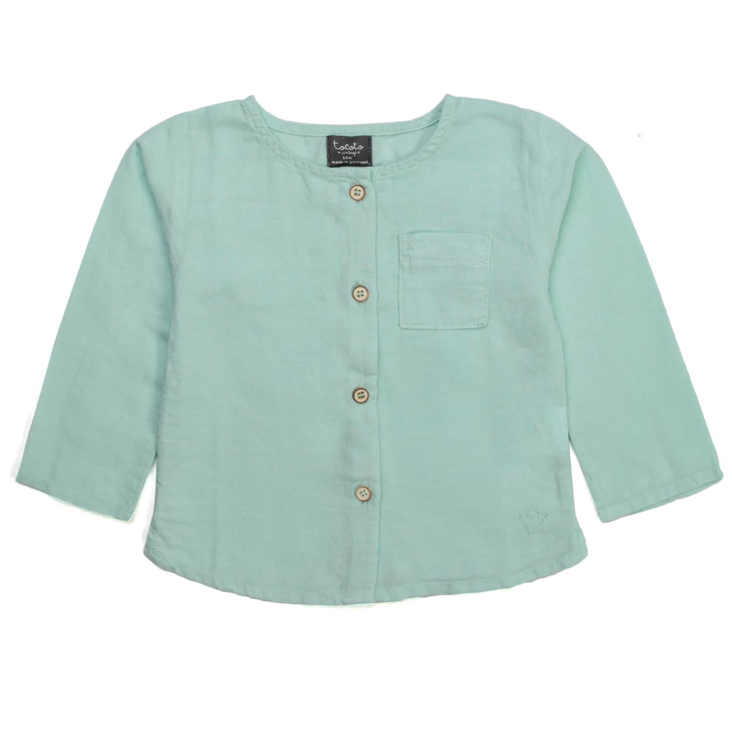 CAMICIA VERDE ACQUA UNISEX - annameglio.com abbigliamento moda
