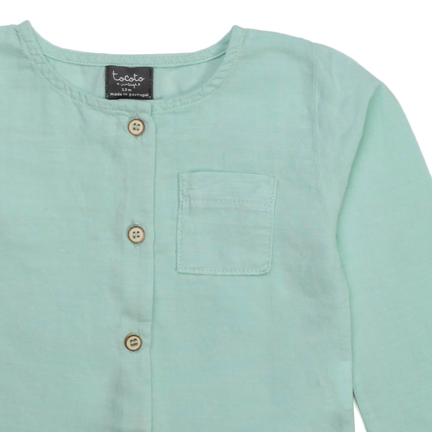 CAMICIA VERDE ACQUA UNISEX - annameglio.com abbigliamento moda