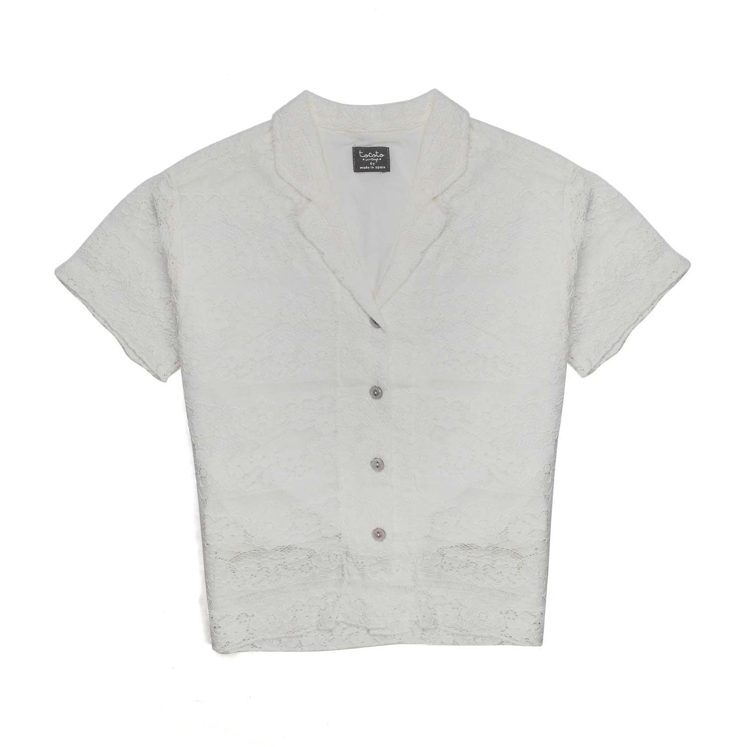 CAMICIA IN PIZZO BAMBINA - annameglio.com abbigliamento moda
