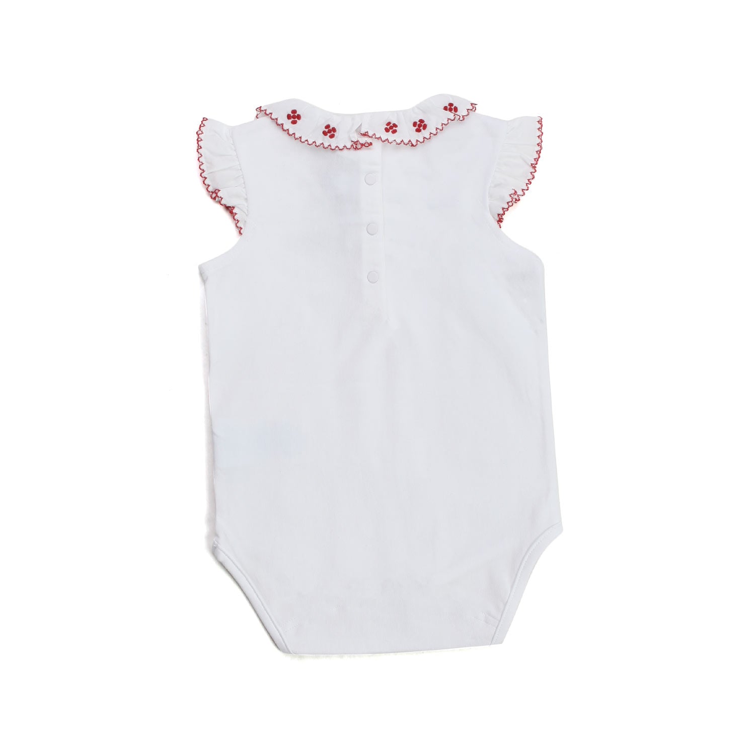 BODY BIANCO E ROSSO NEONATA - annameglio.com abbigliamento moda