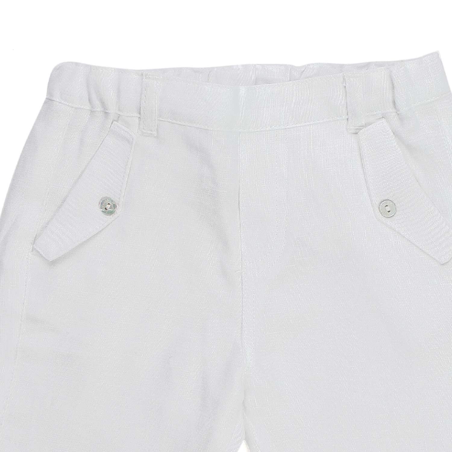 PANTALONE DI LINO BIANCO BIMBO E NEONATO - annameglio.com abbigliamento moda