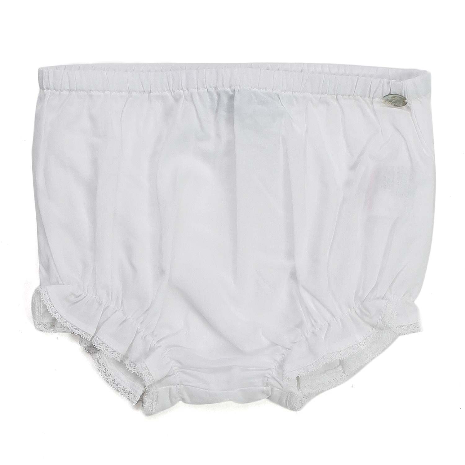 CULOTTE BIANCA COPRIPANNOLINO NEONATA - annameglio.com abbigliamento moda