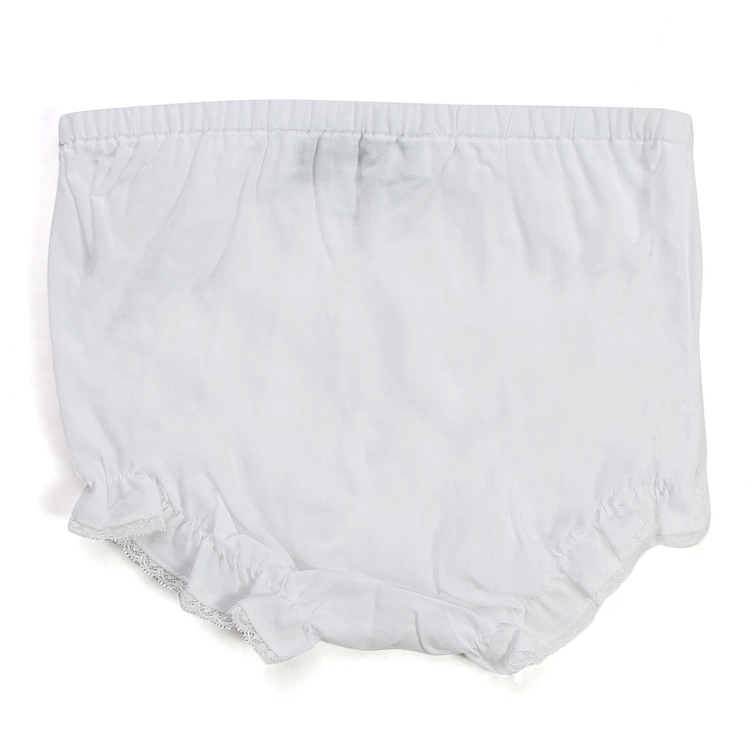 CULOTTE BIANCA COPRIPANNOLINO NEONATA - annameglio.com abbigliamento moda