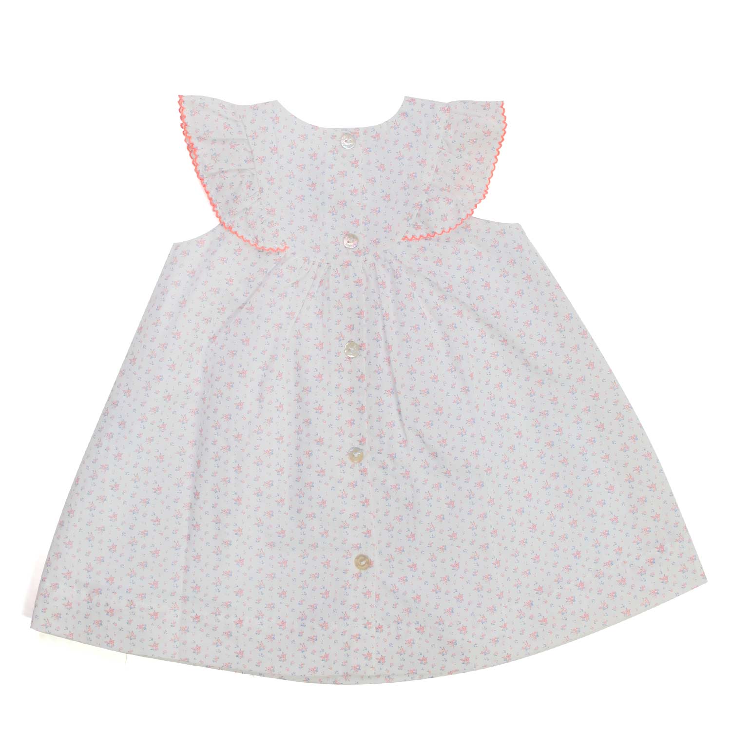 MINI ABITO BIANCO E ROSA BIMBA E NEONATA - annameglio.com abbigliamento moda