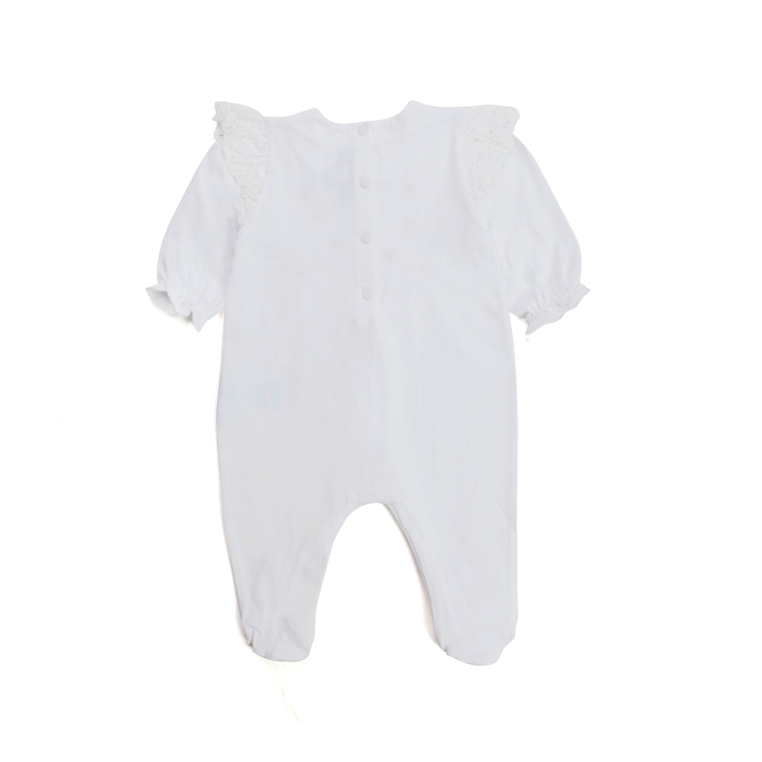 TUTINA BIANCA RICAMATA NEONATA - annameglio.com abbigliamento moda