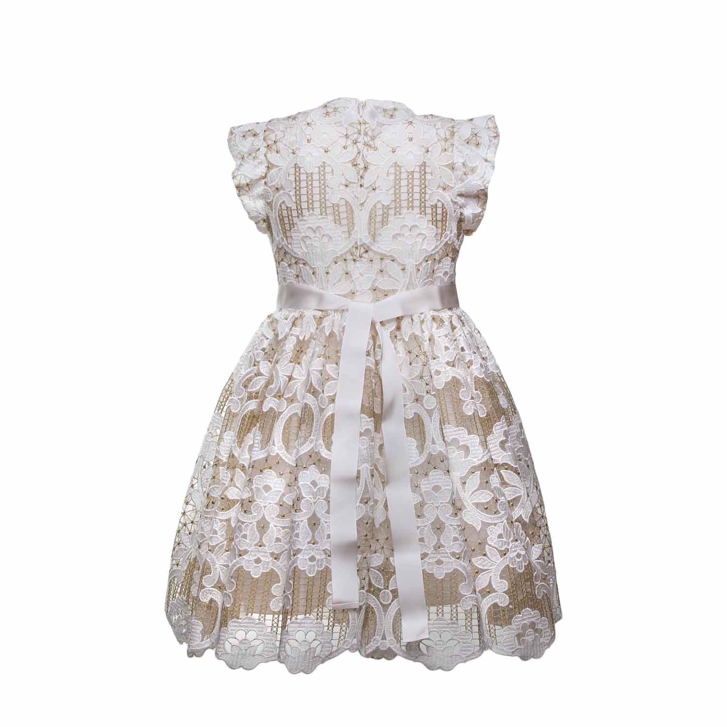 ABITO IN PIZZO LUNGO BAMBINA - annameglio.com abbigliamento moda
