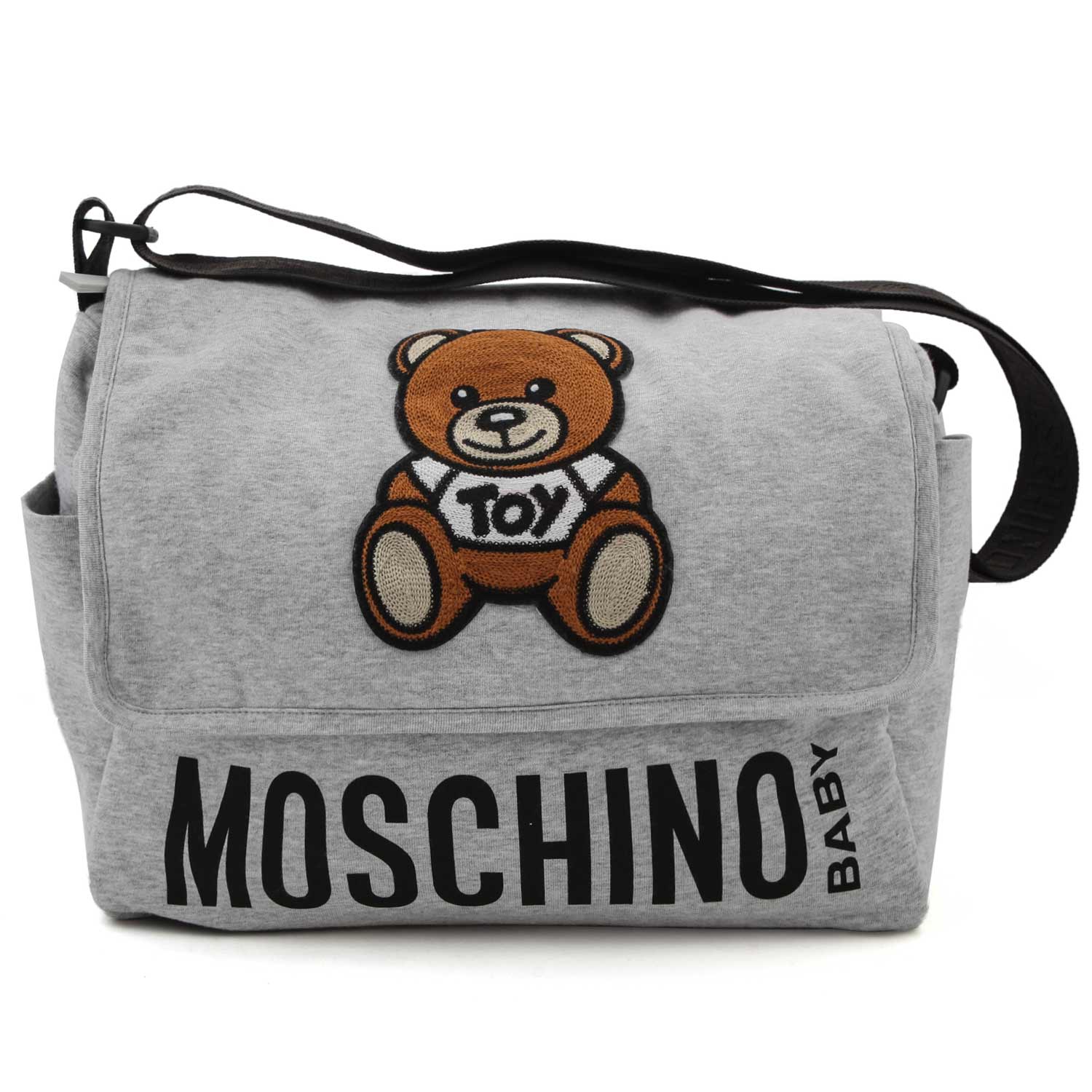 BORSA FASCIATOIO TEDDY BEAR GRIGIA - annameglio.com abbigliamento moda