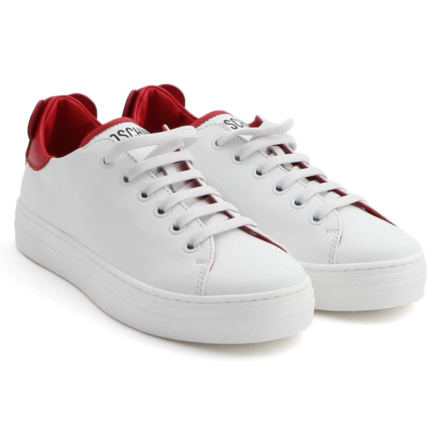 SNEAKERS BIANCHE UNISEX LOGO - annameglio.com abbigliamento moda