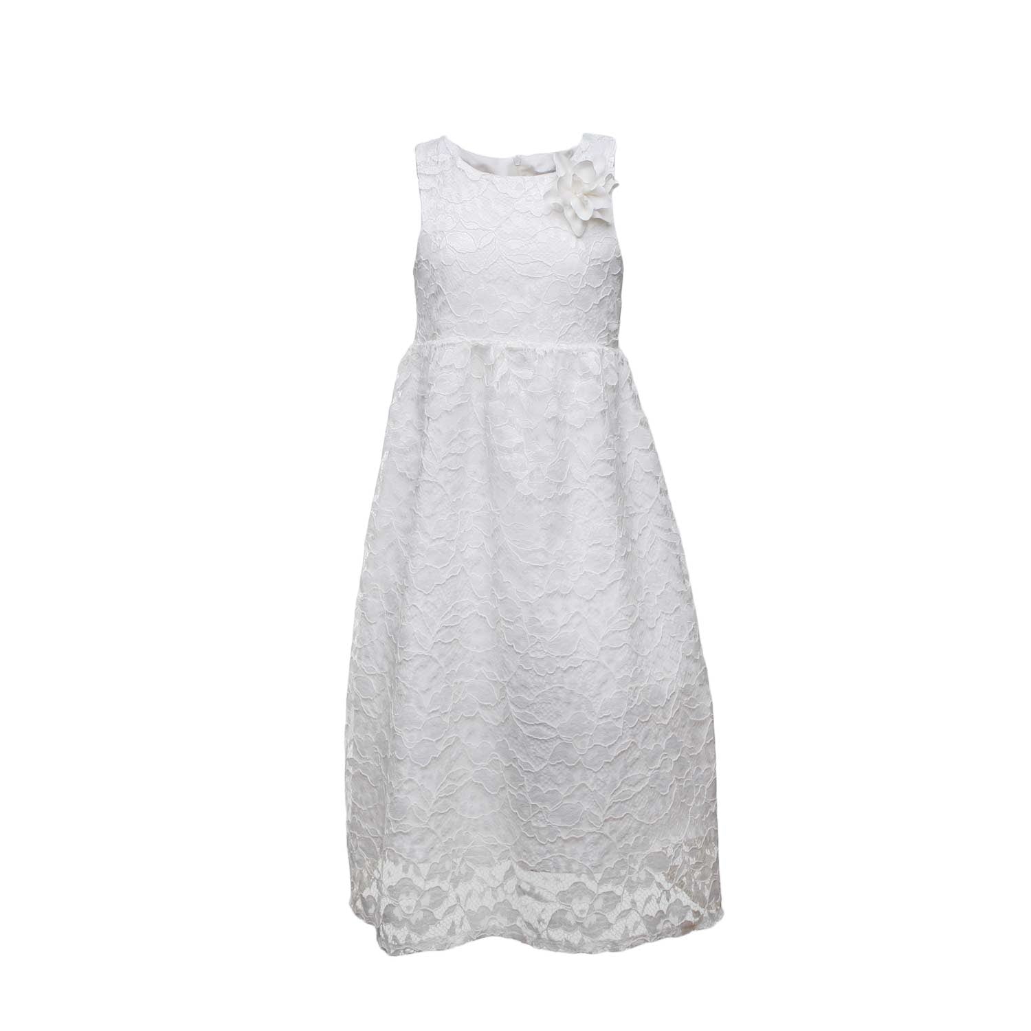 ABITO BIANCO LUNGO BAMBINA TEEN - annameglio.com abbigliamento moda