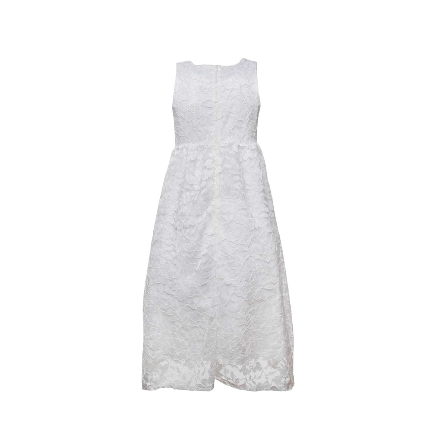 ABITO BIANCO LUNGO BAMBINA TEEN - annameglio.com abbigliamento moda