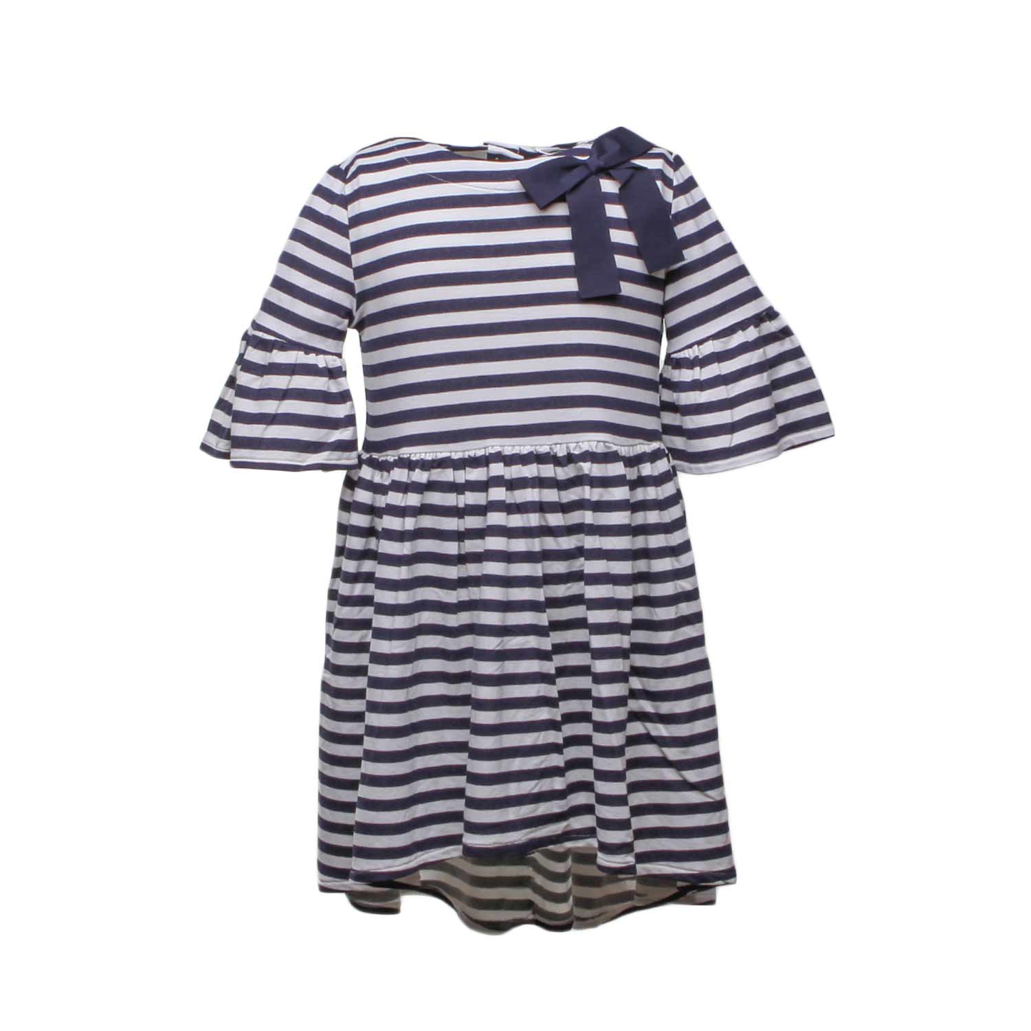 ABITO A RIGHE GIRL E BAMBINA - annameglio.com abbigliamento moda