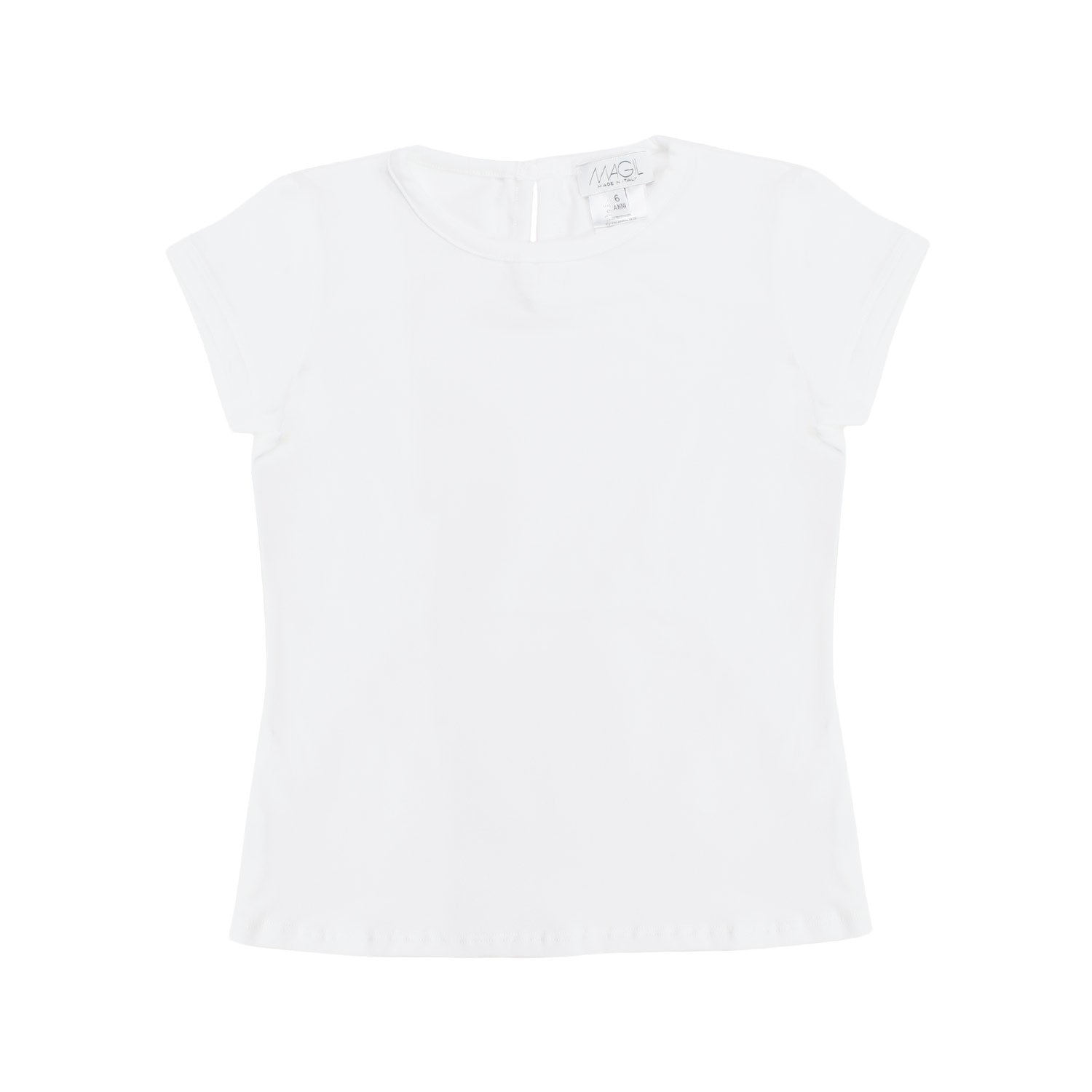 MAGLIETTA BIANCA BIMBA E BAMBINA - annameglio.com abbigliamento moda