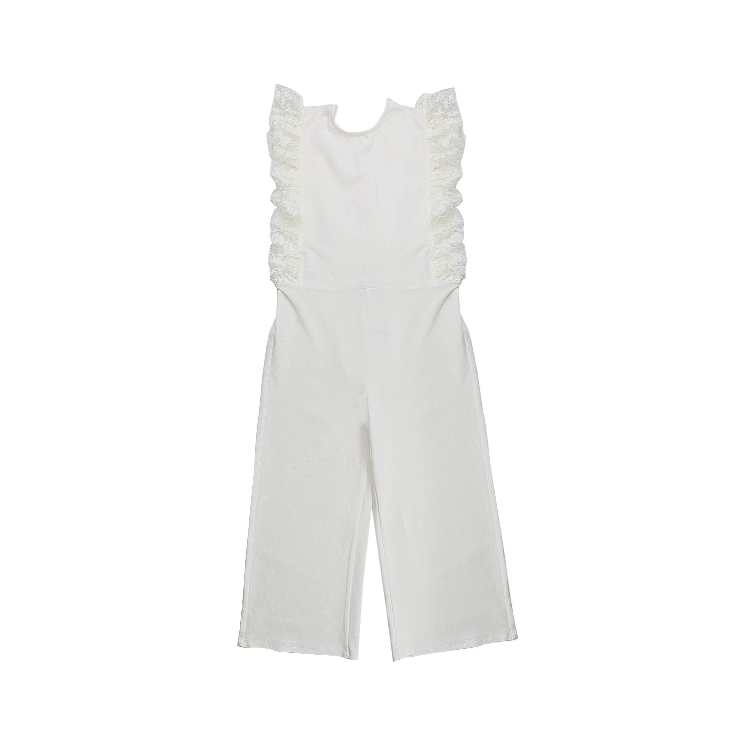 TUTA BIANCA CON RUCHES GIRL - annameglio.com abbigliamento moda