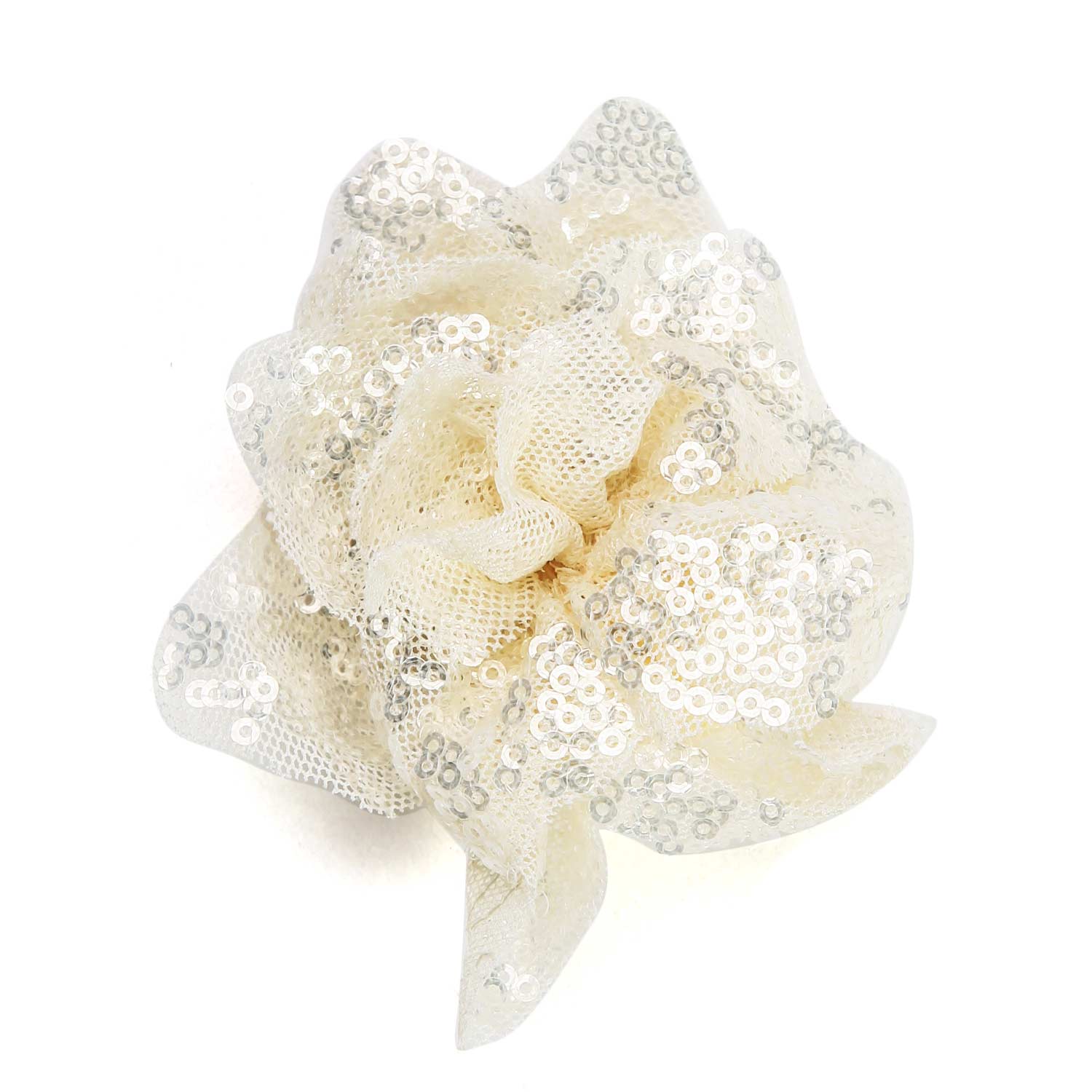 FERMAGLIO FIORE PAILLETTES BAMBINA - annameglio.com abbigliamento moda