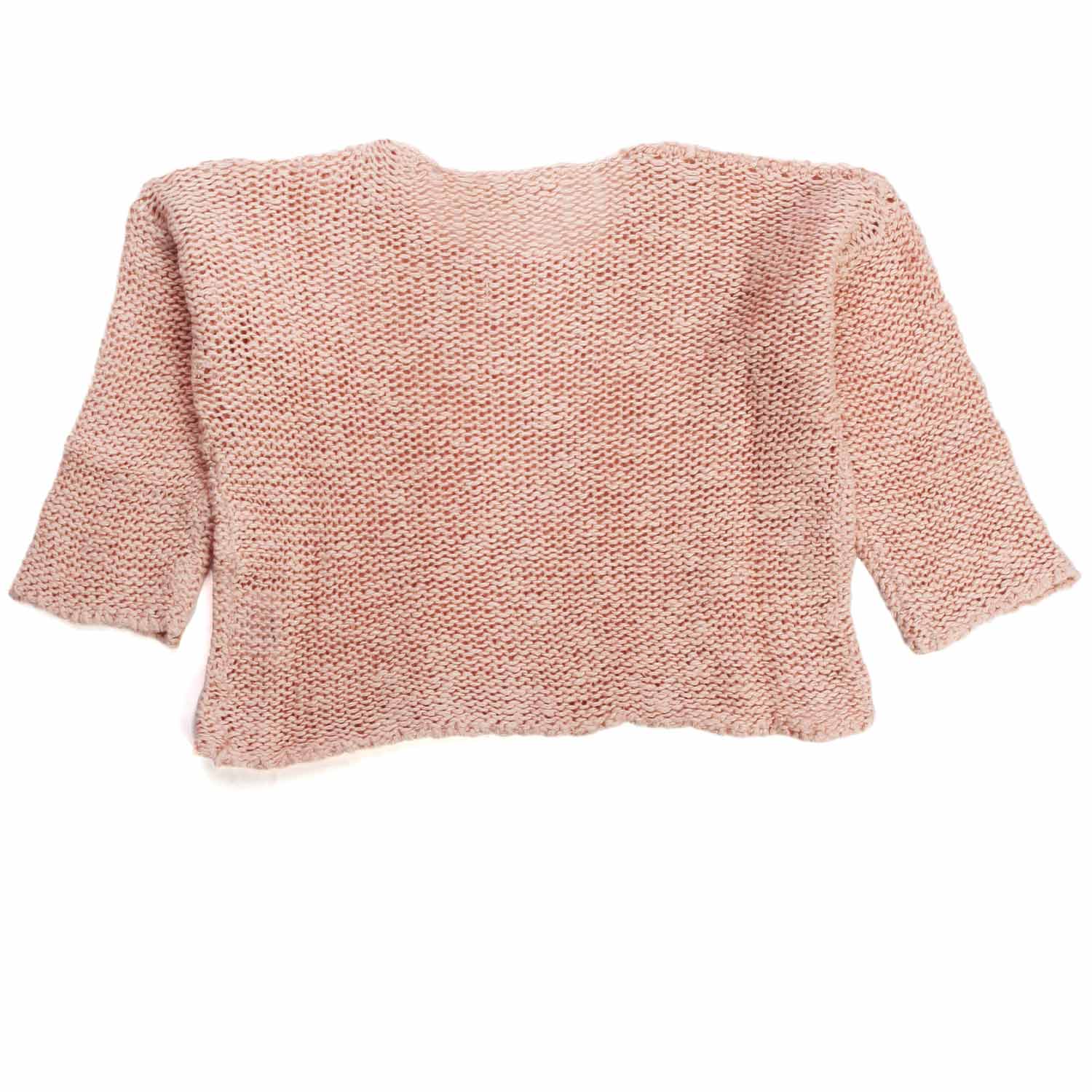 Maglia Baby Cropped melange rosa - annameglio.com abbigliamento moda