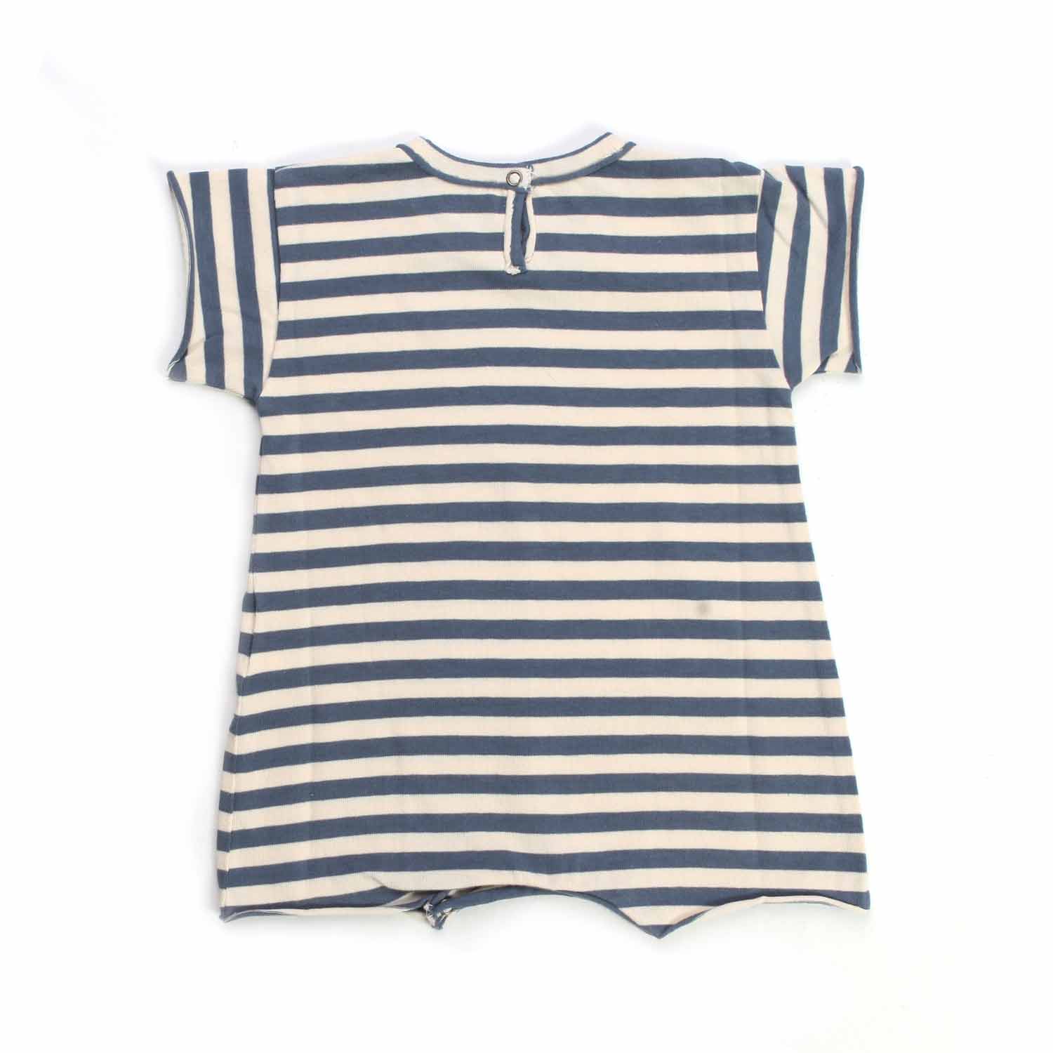 TUTINA BEIGE E BLU A RIGHE NEONATA - annameglio.com abbigliamento moda