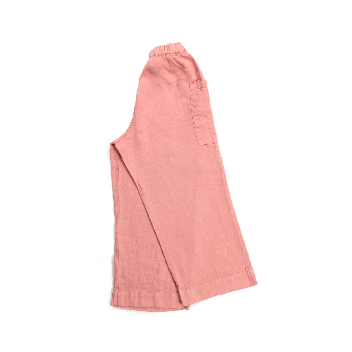 PANTALONE LINO ROSA BAMBINA - annameglio.com abbigliamento moda