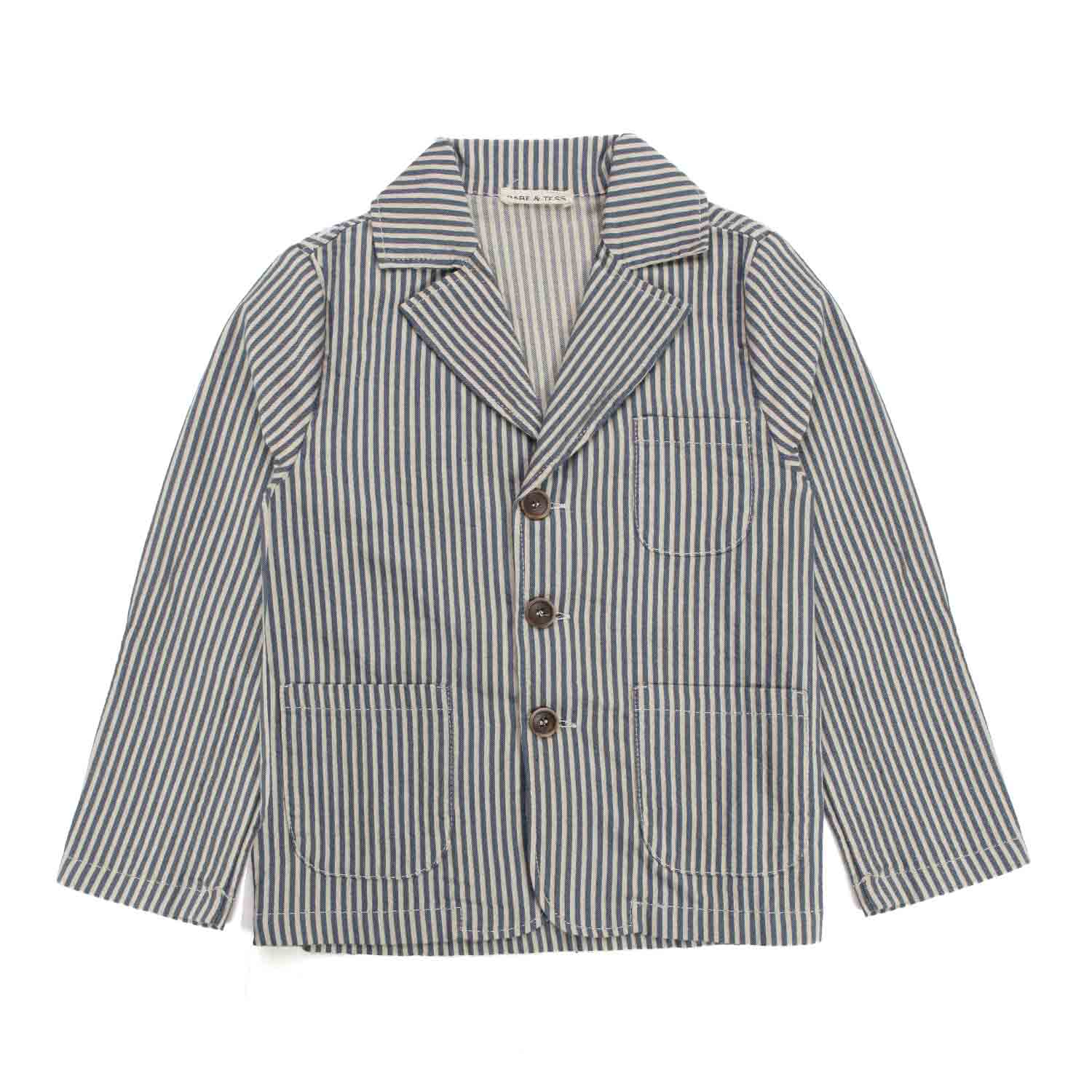 GIACCA A RIGHE BEIGE E BLU BAMBINO - annameglio.com abbigliamento moda