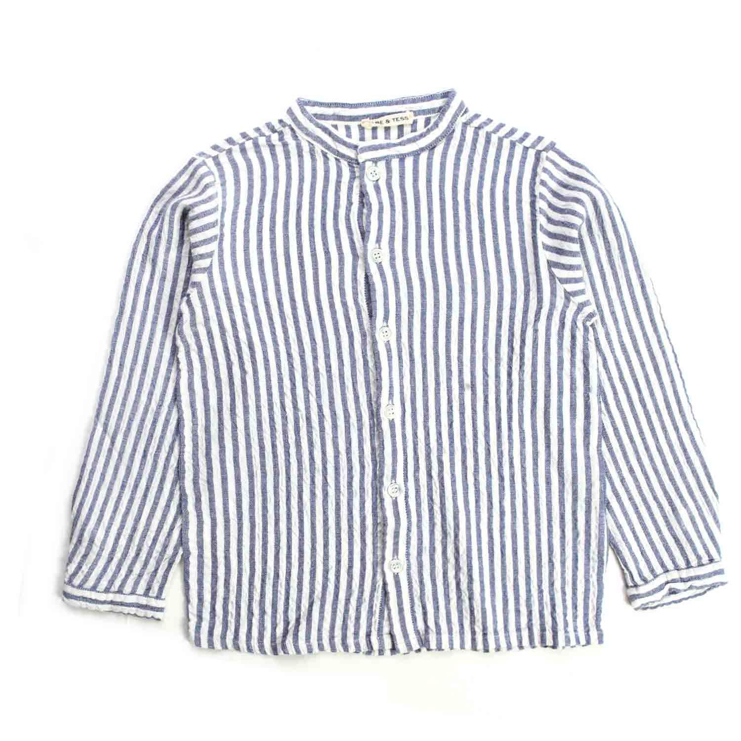 CAMICIA COREANA A RIGHE BAMBINO - annameglio.com abbigliamento moda