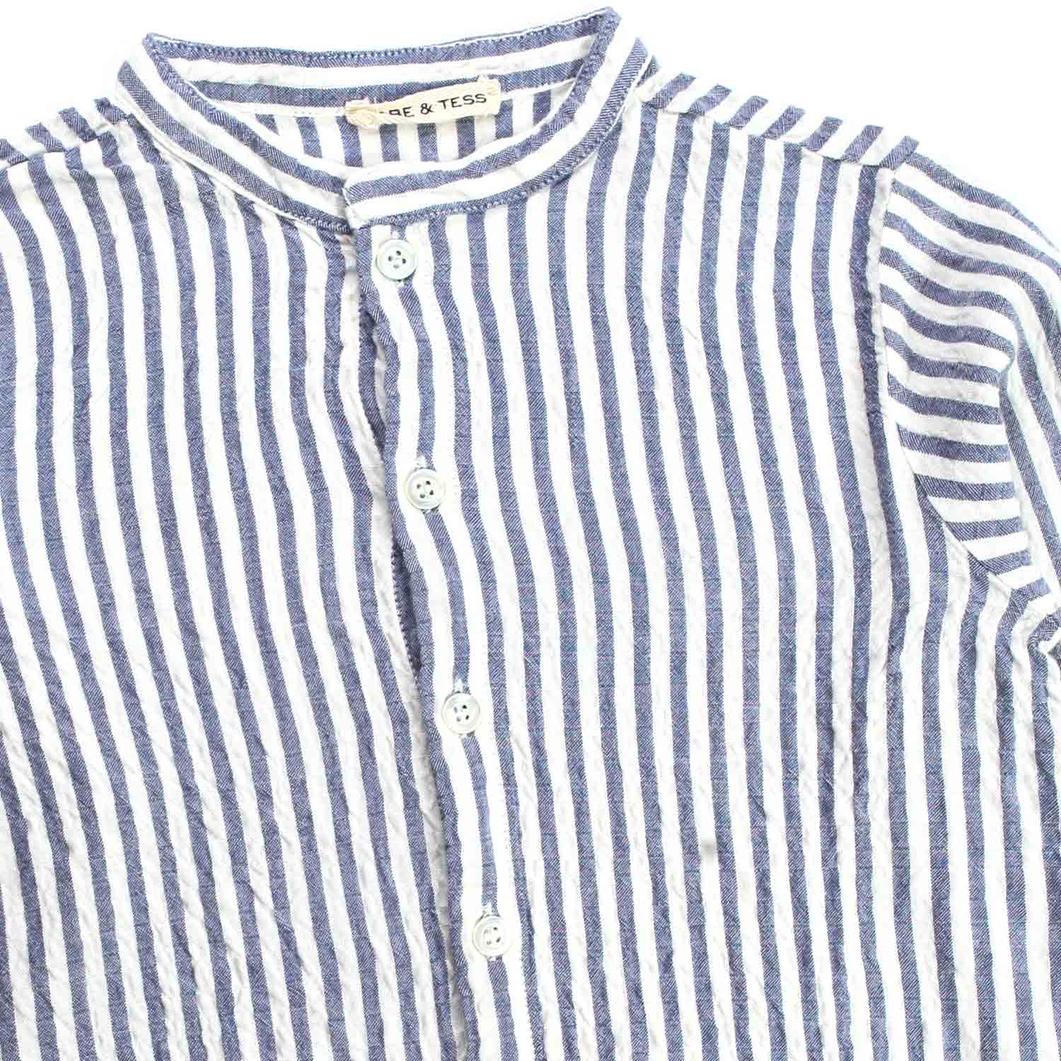 CAMICIA COREANA A RIGHE BAMBINO - annameglio.com abbigliamento moda