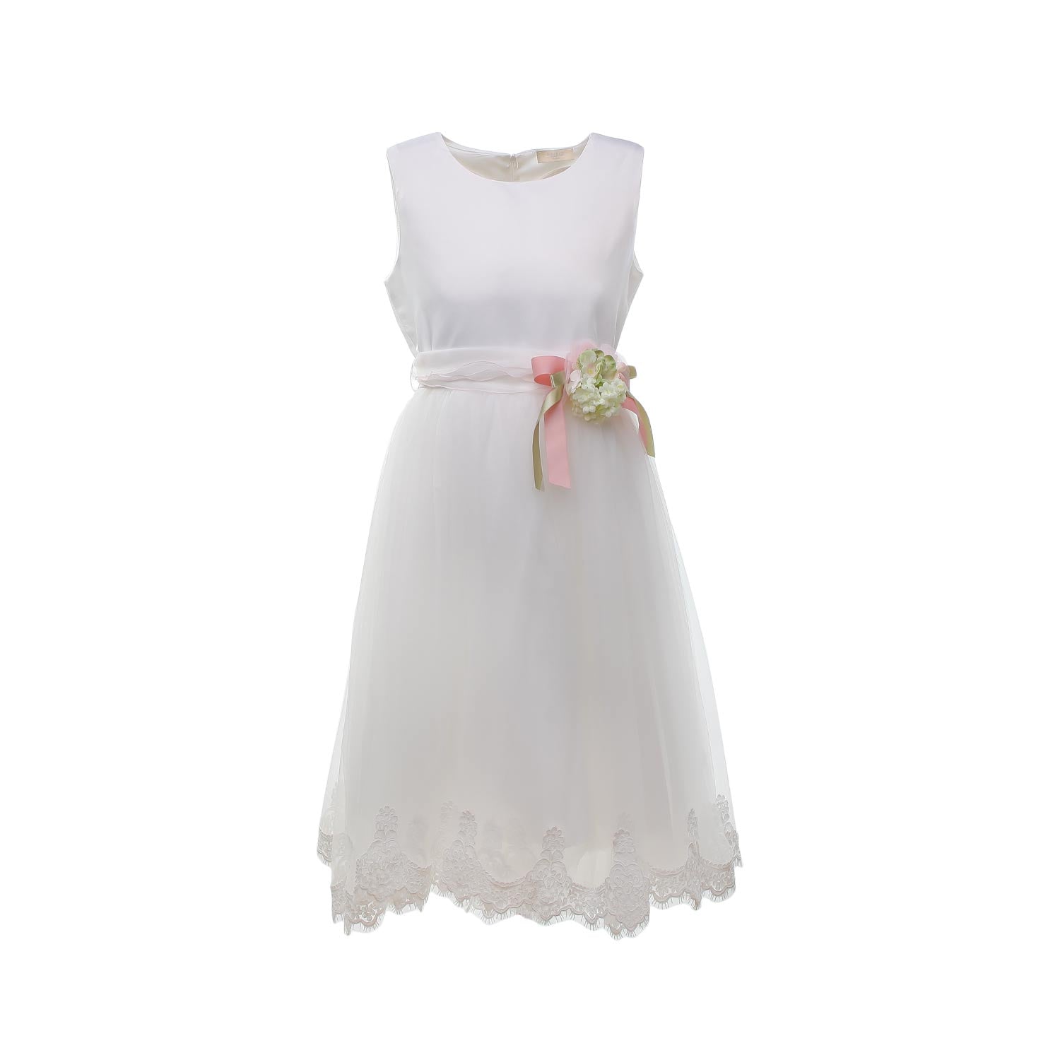 Abito Cerimonia Girl Bordo Pizzo - annameglio.com abbigliamento moda