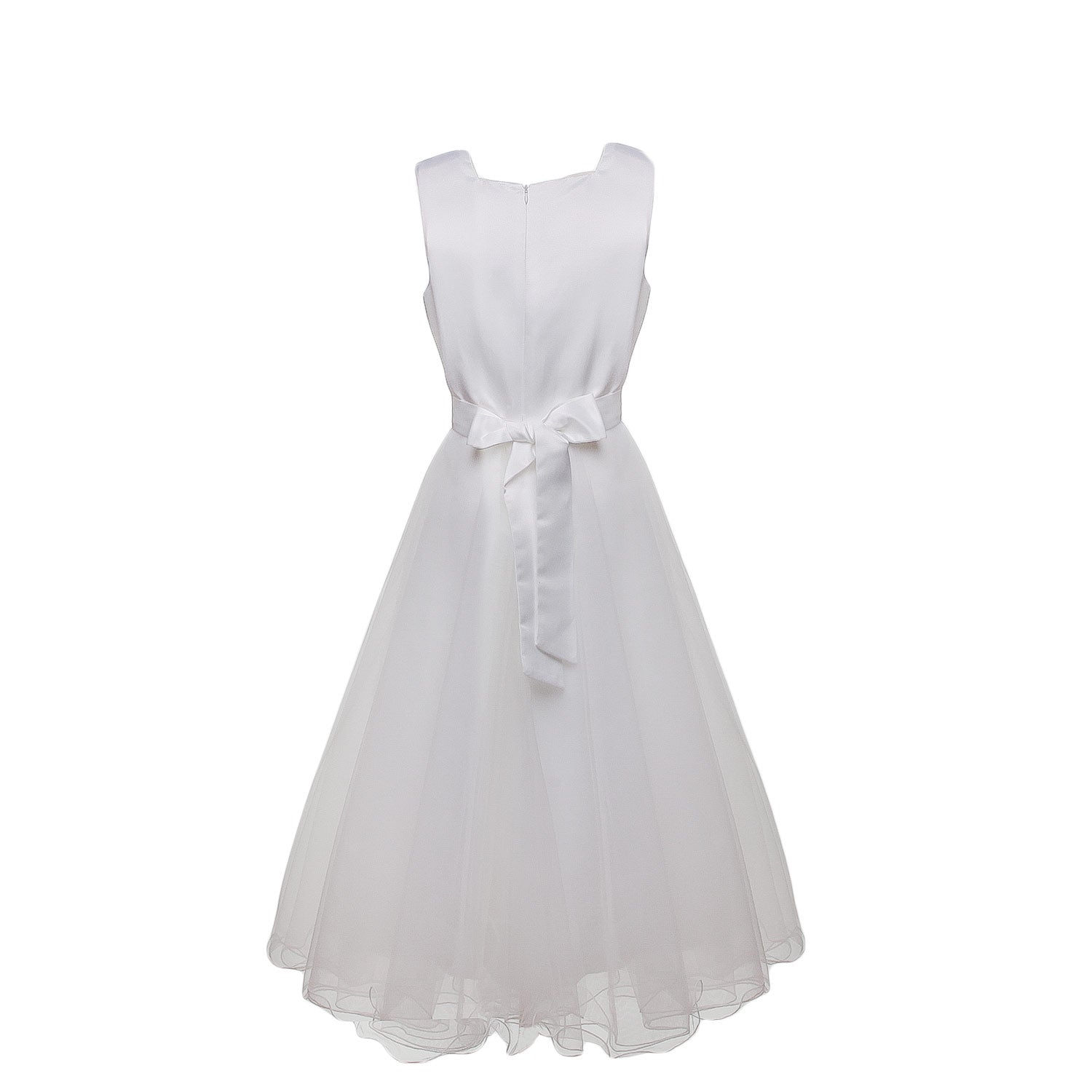 ABITO CERIMONIA BIANCO CON SPILLA - annameglio.com abbigliamento moda