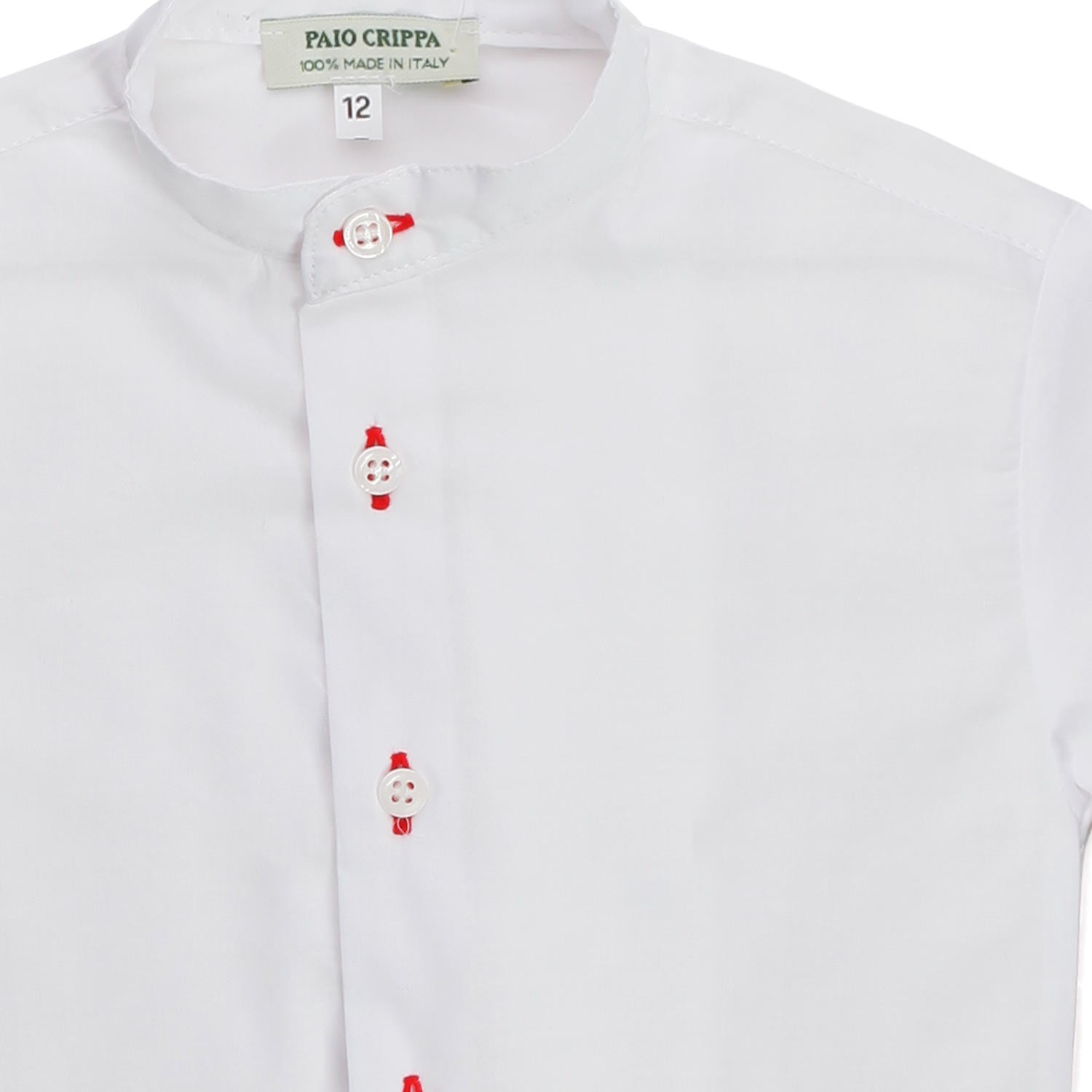 CAMICIA BIANCA E ROSSA BAMBINO E NEONATO - annameglio.com abbigliamento moda