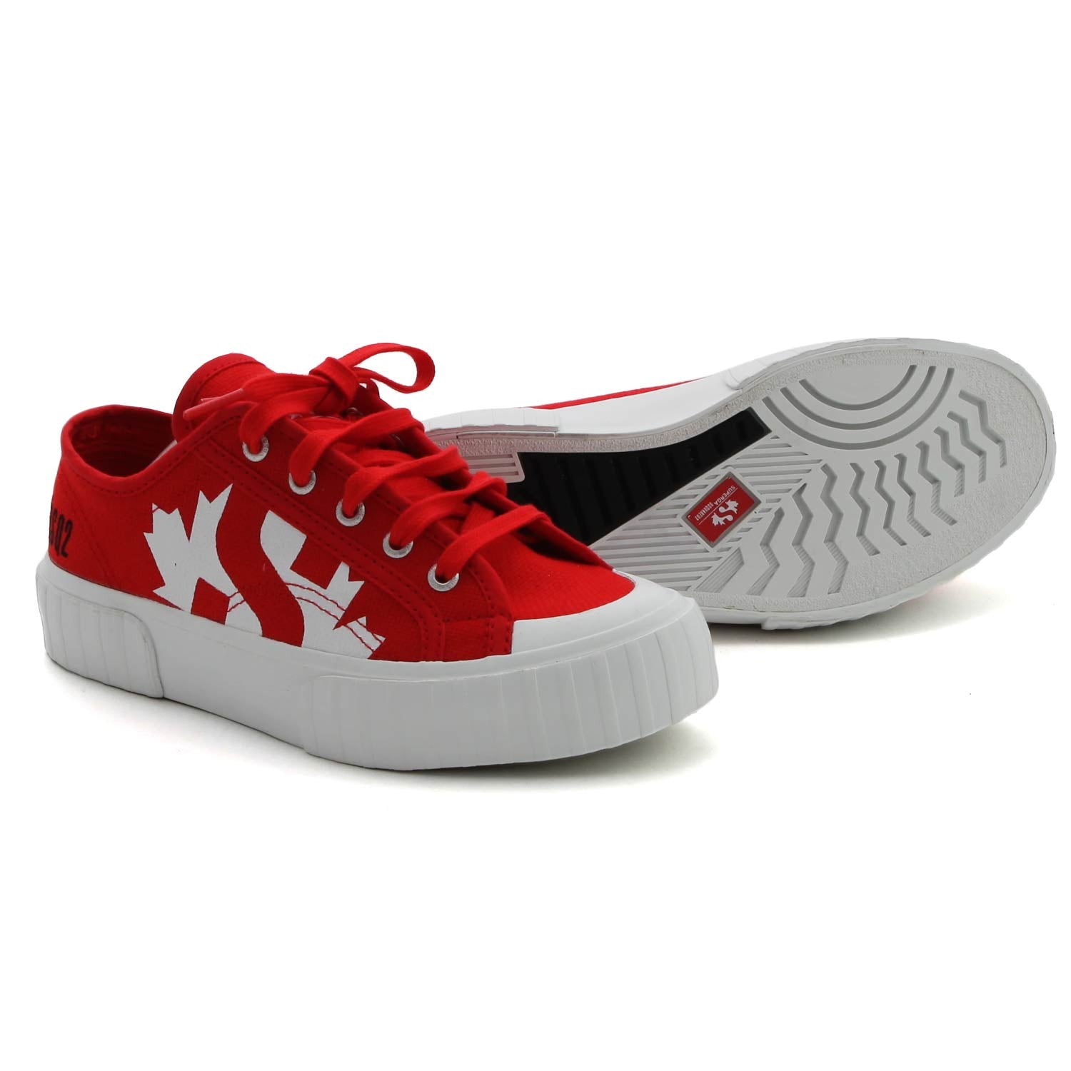 SNEAKER CANADA ROSSA UNISEX - annameglio.com abbigliamento moda