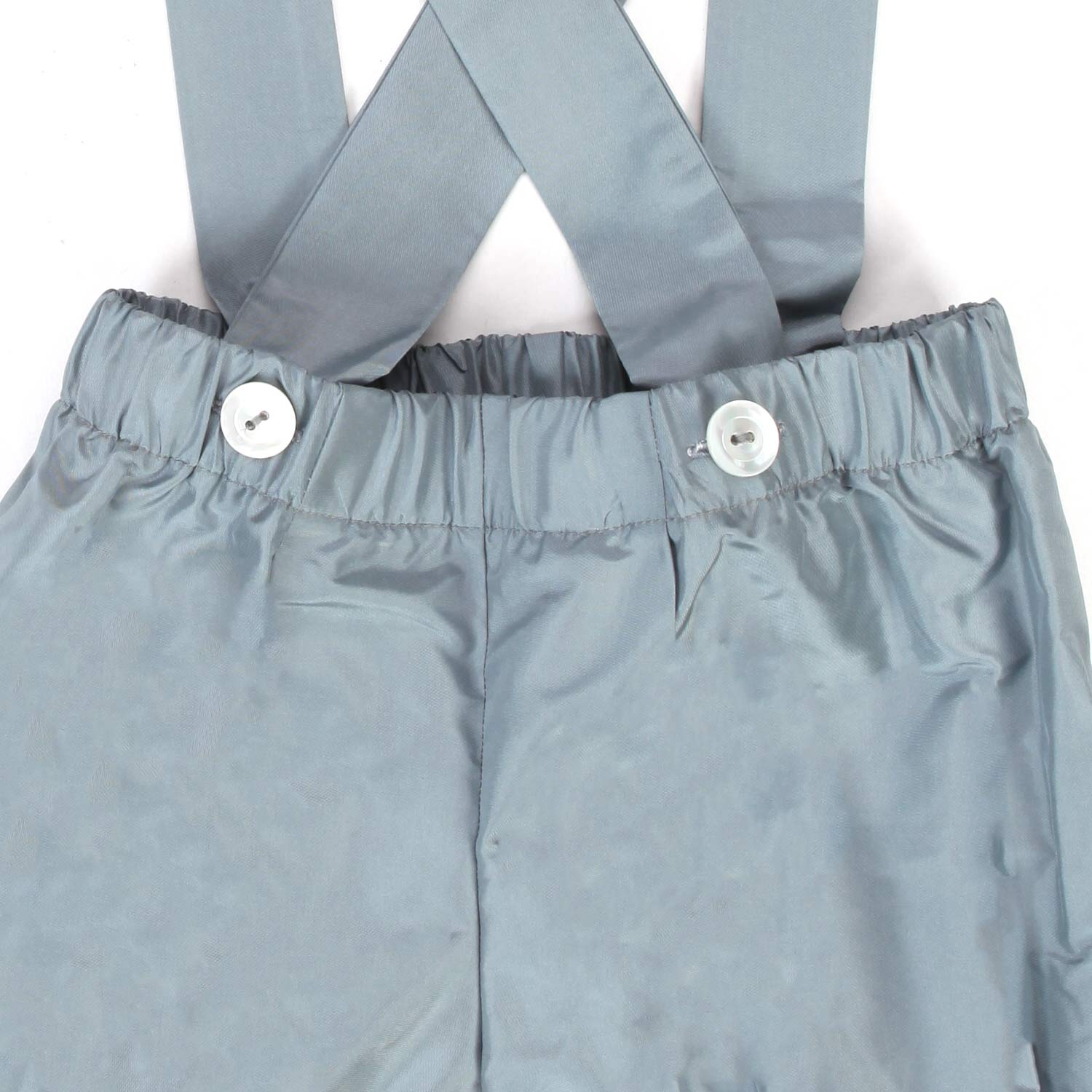 Pagliaccetto in seta celeste polvere - annameglio.com abbigliamento moda