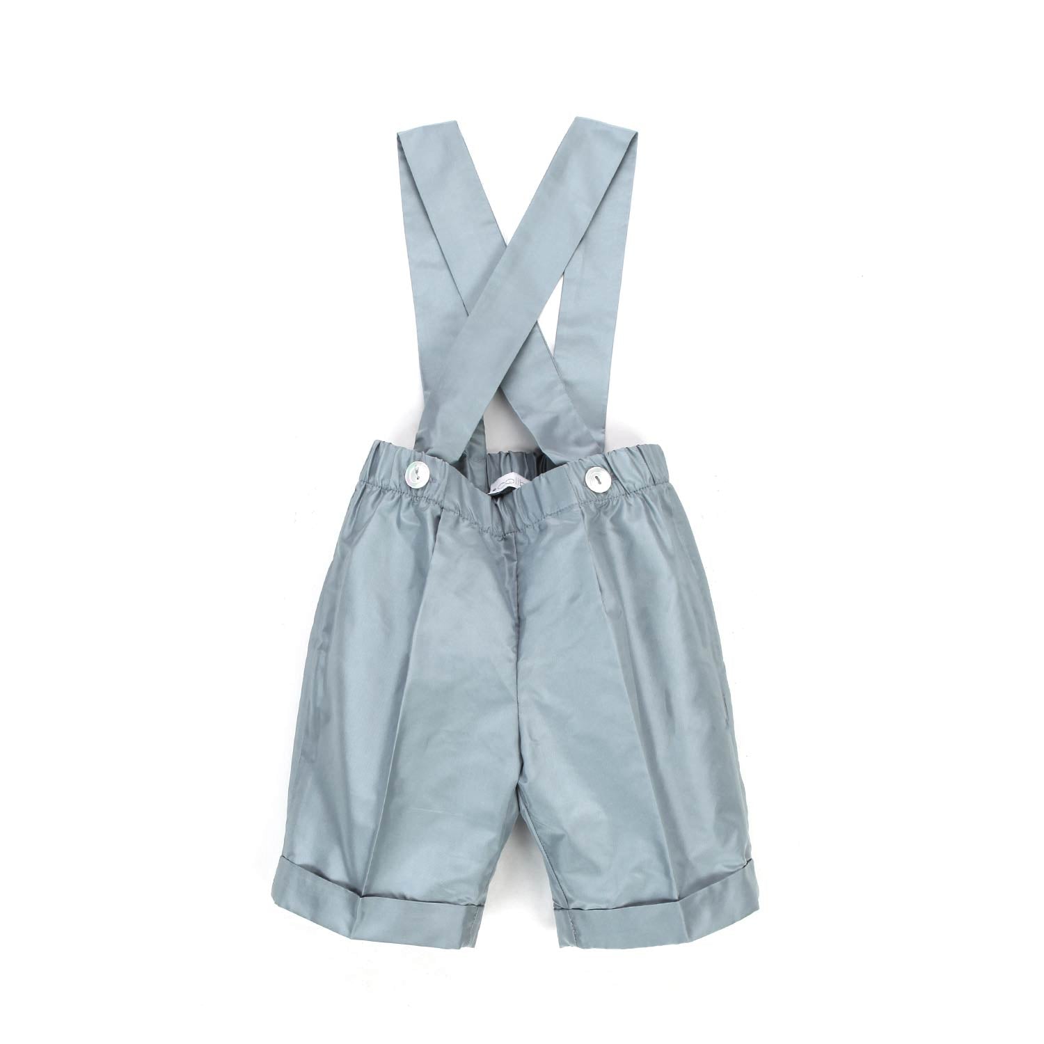 Pantalone in seta celeste polvere - annameglio.com abbigliamento moda