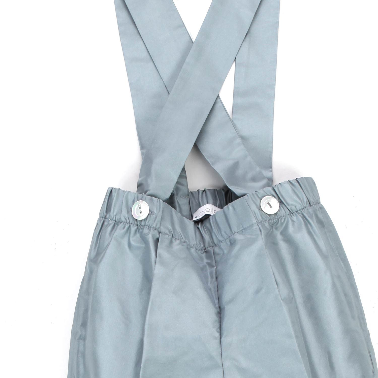 Pantalone in seta celeste polvere - annameglio.com abbigliamento moda