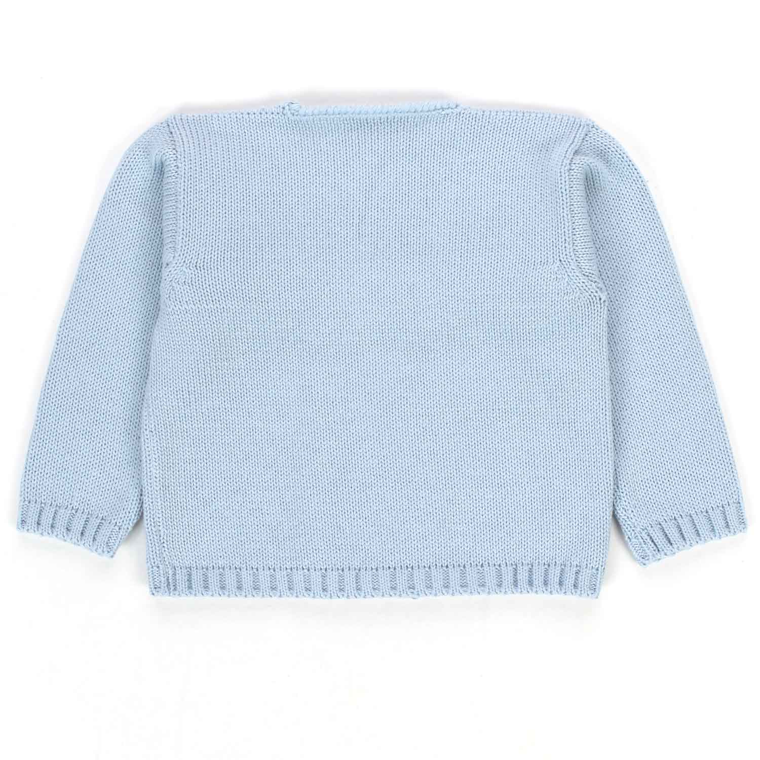 Baby Blazer cotone celeste polvere - annameglio.com abbigliamento moda