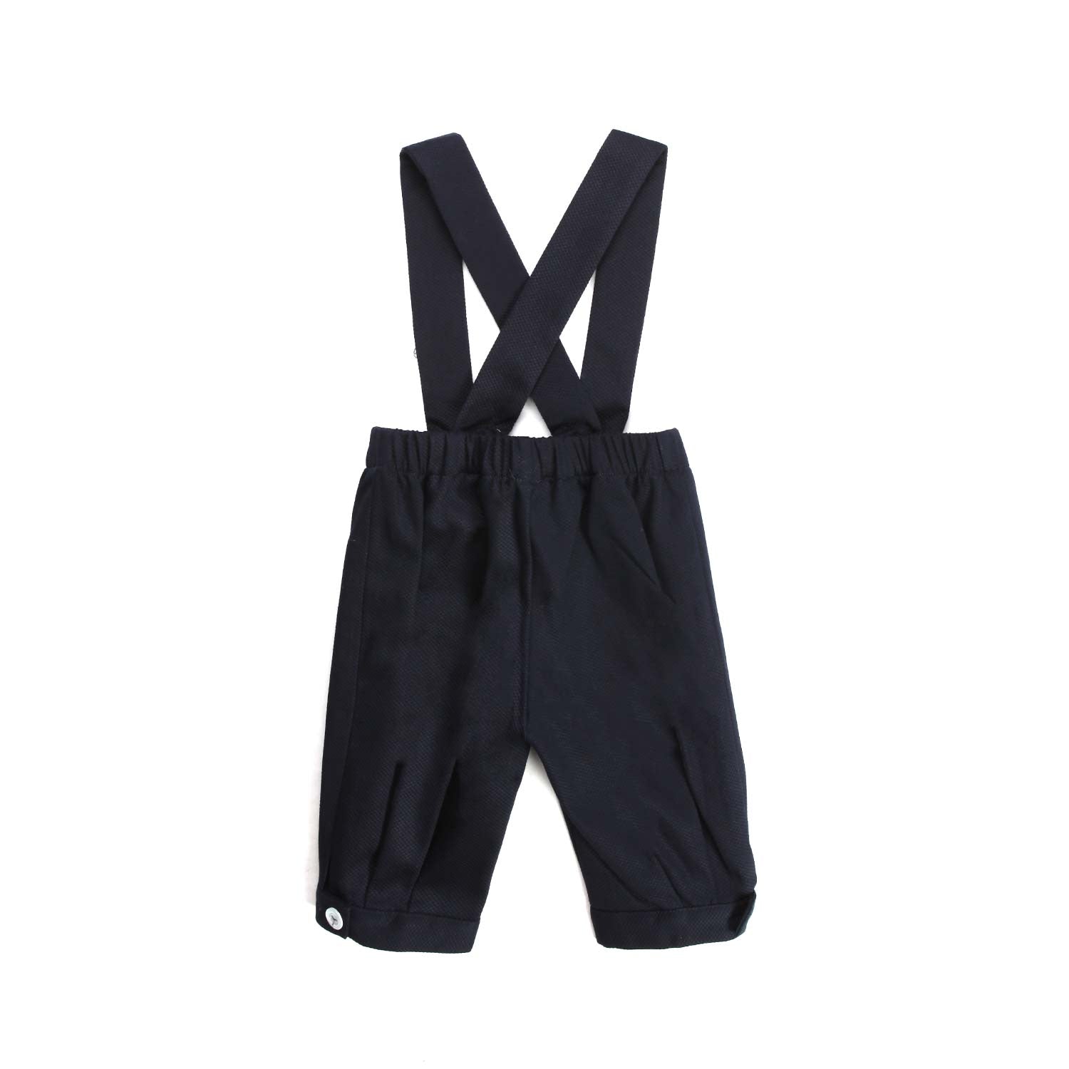 Pantalone blu piquet martellato - annameglio.com abbigliamento moda