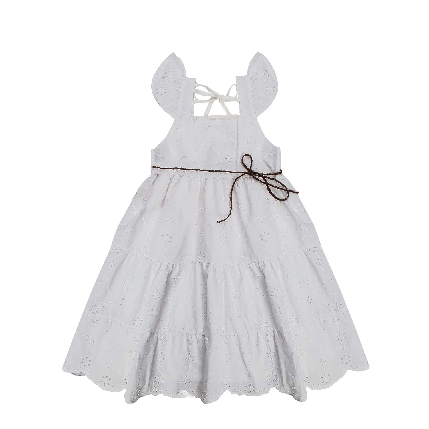 ABITO SMANICATO BIANCO BAMBINA - annameglio.com abbigliamento moda