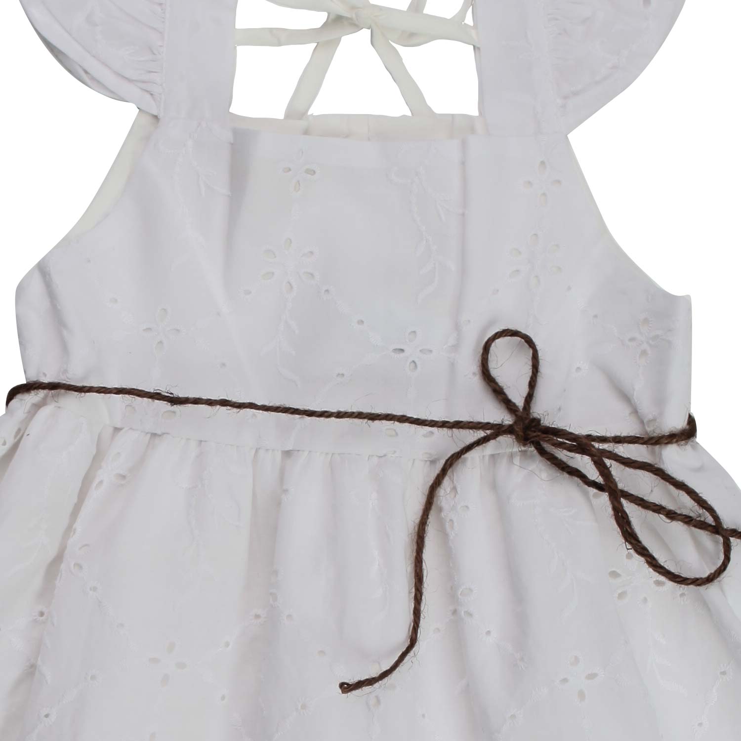 ABITO SMANICATO BIANCO BAMBINA - annameglio.com abbigliamento moda