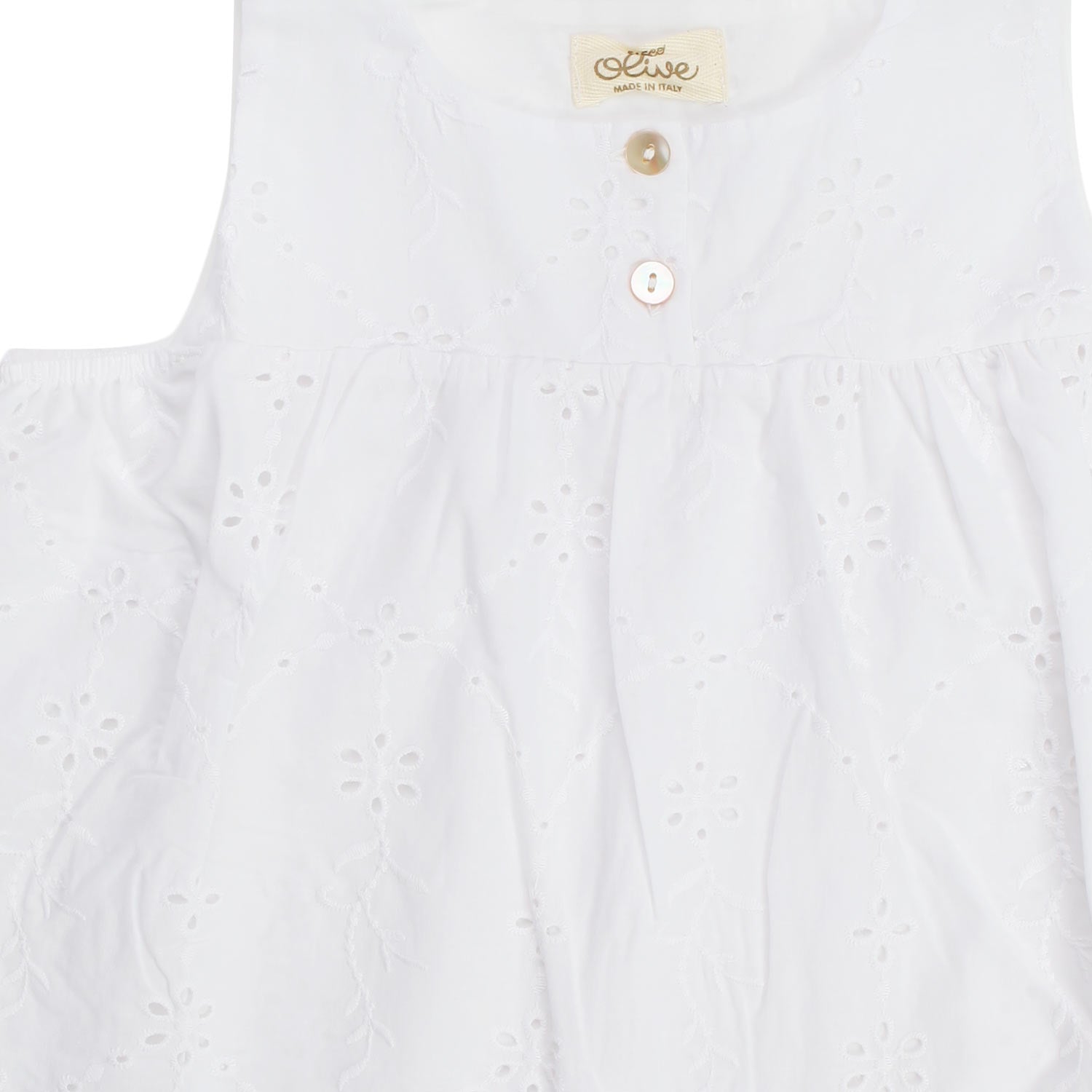 TOP BIANCO LATTE BAMBINA - annameglio.com abbigliamento moda