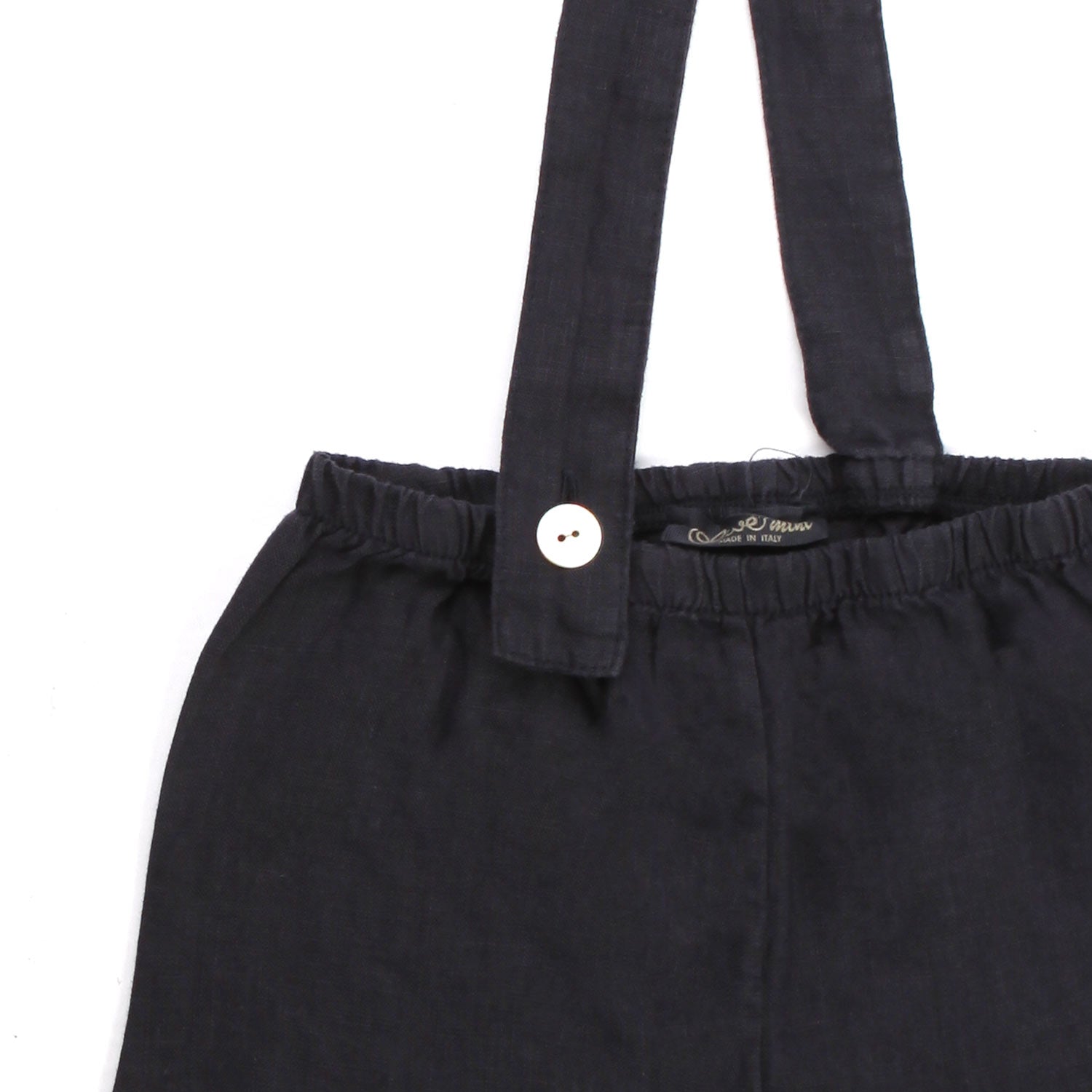 BERMUDA BIMBO BLU NAVY CON BRETELLA - annameglio.com abbigliamento moda