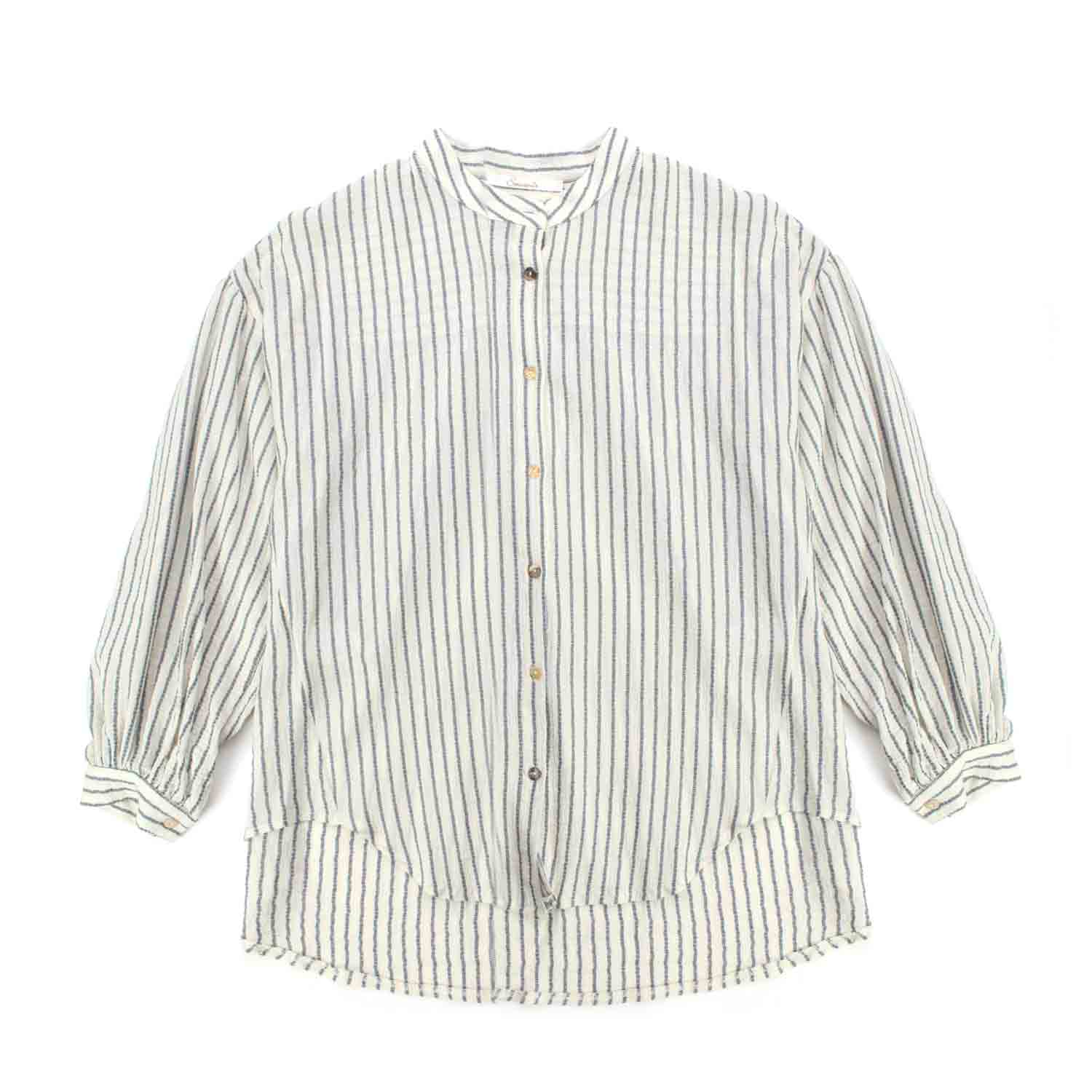 CAMICIA BIANCA A RIGHE DONNA E RAGAZZA - annameglio.com abbigliamento moda