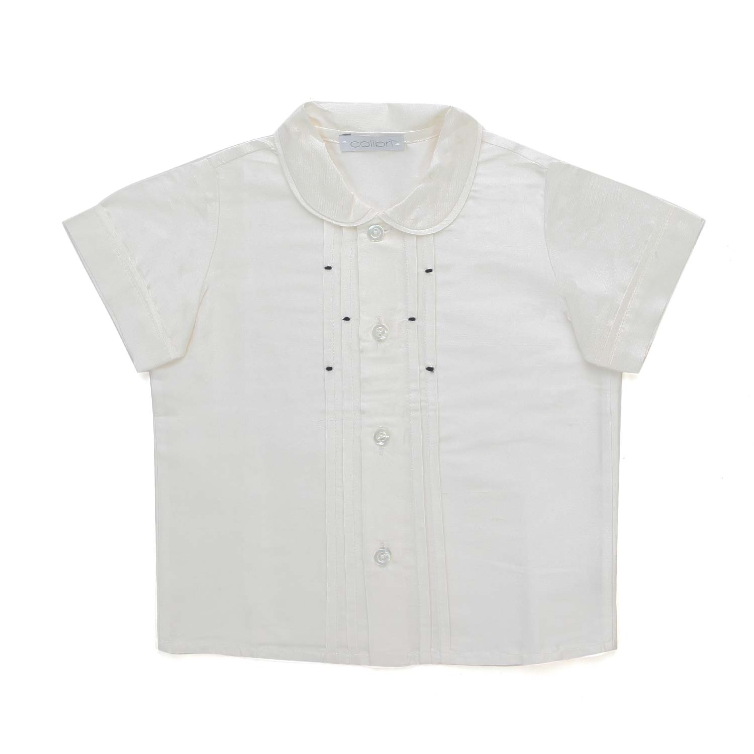 CAMICIA BIANCA IN SETA BIMBO E NEONATO - annameglio.com abbigliamento moda