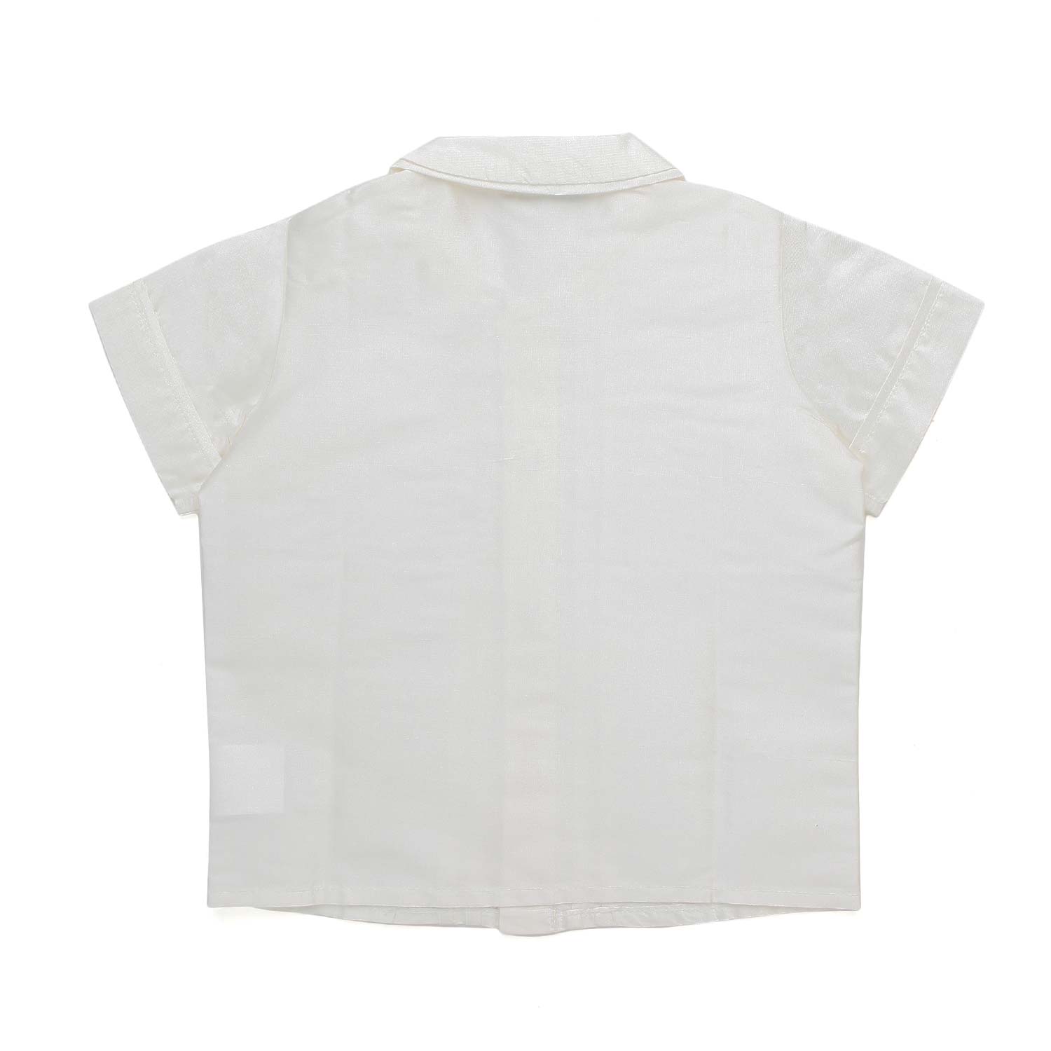 CAMICIA BIANCA IN SETA BIMBO E NEONATO - annameglio.com abbigliamento moda