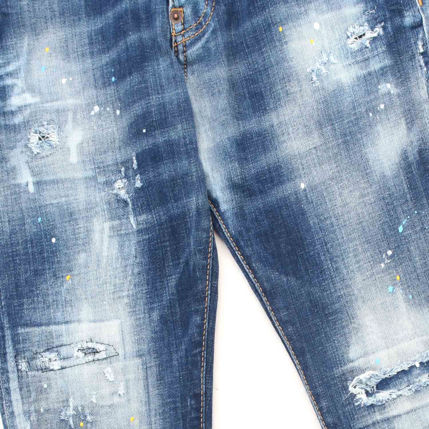 JEANS SLIM STRAPPATI BAMBINO TEEN - annameglio.com abbigliamento moda
