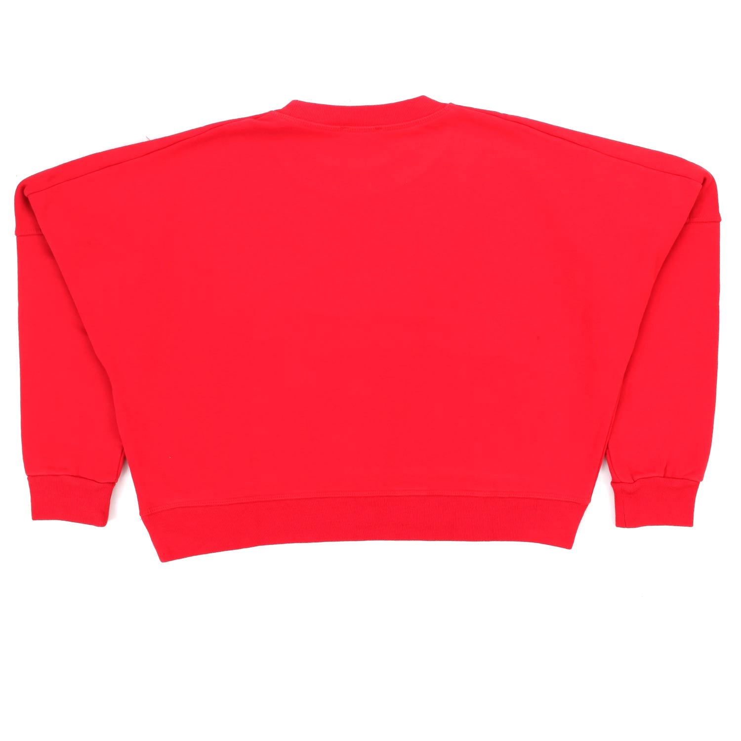FELPA CROPPED ROSSA BAMBINA E TEENAGER - annameglio.com abbigliamento moda