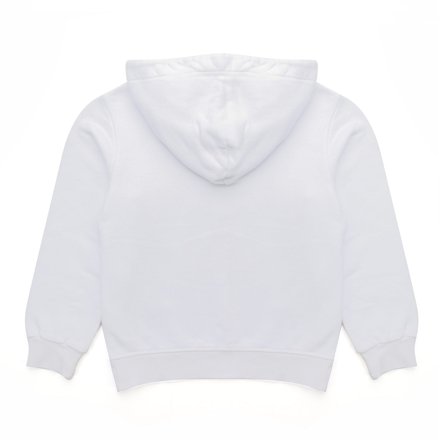 FELPA CON CAPPUCCIO BIANCA UNISEX - annameglio.com abbigliamento moda