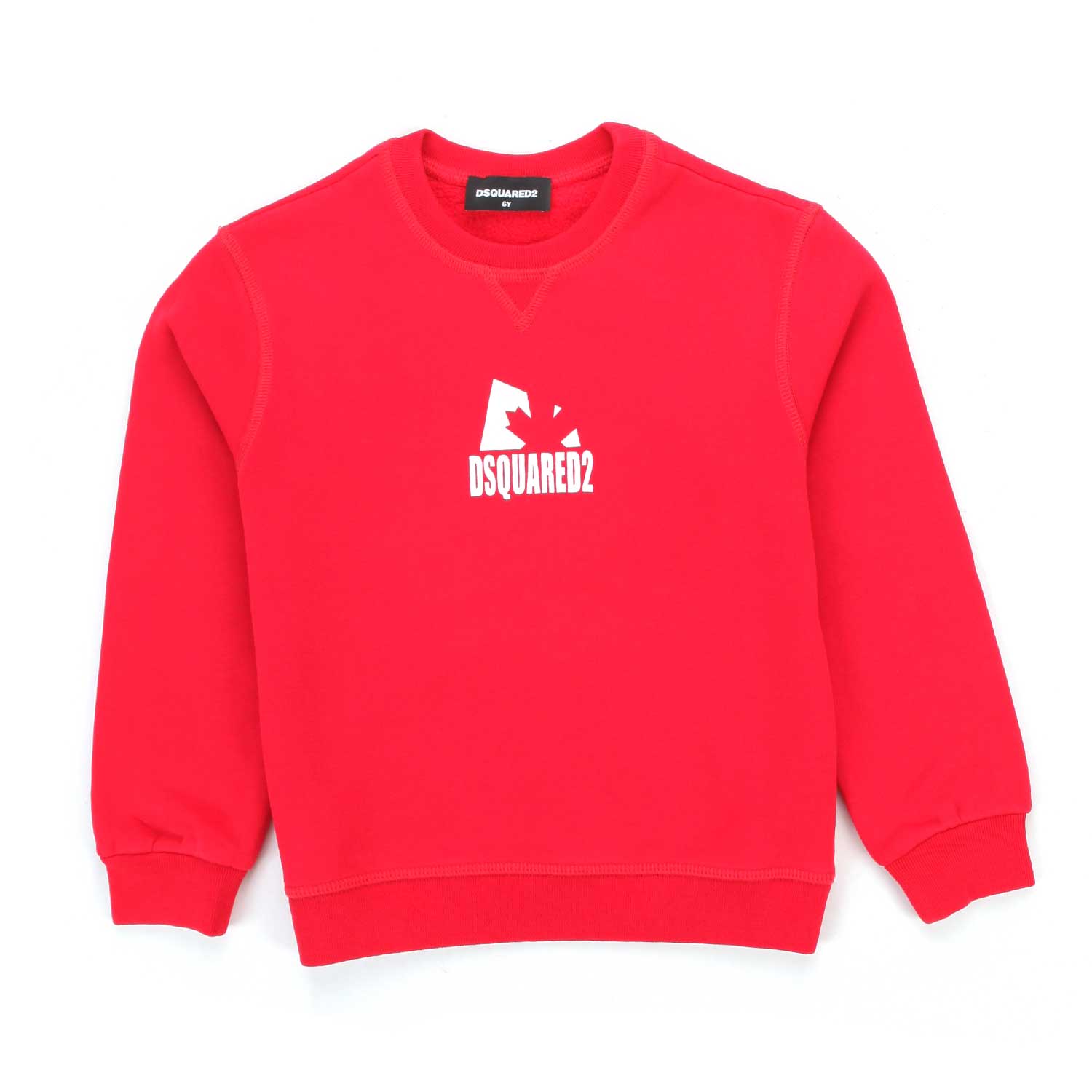 FELPA UNISEX ROSSA CON STAMPA LOGO - annameglio.com abbigliamento moda