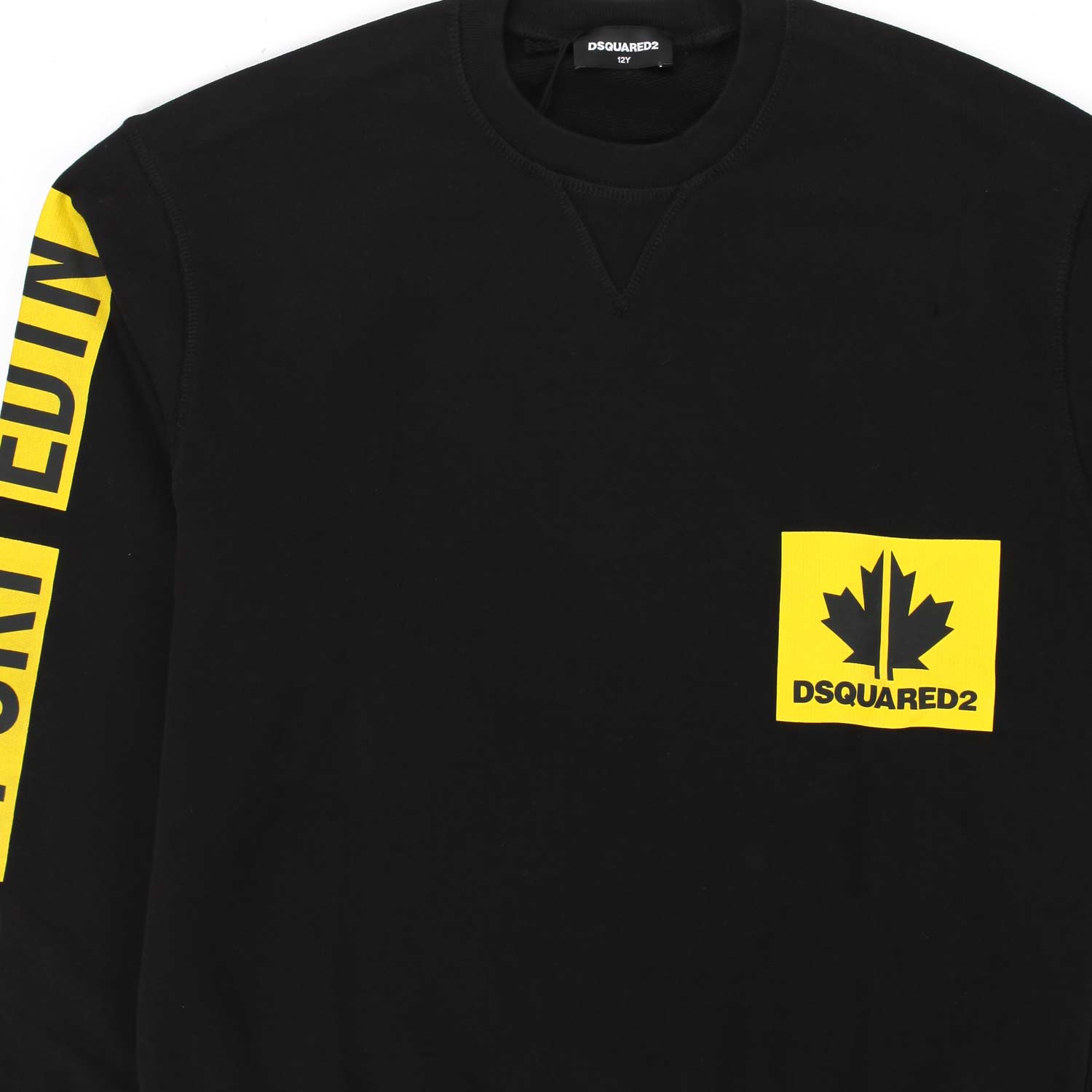 FELPA NERA CON LOGO BOY BAMBINO - annameglio.com abbigliamento moda