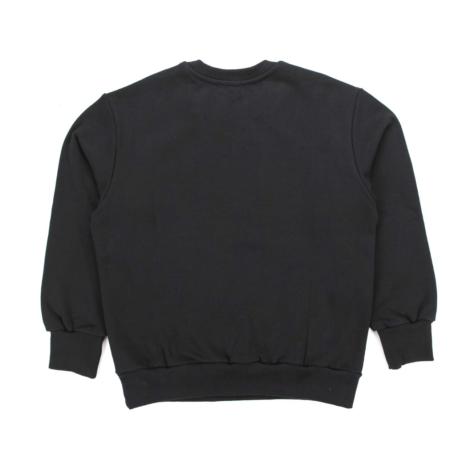 FELPA NERA UNISEX IN COTONE - annameglio.com abbigliamento moda