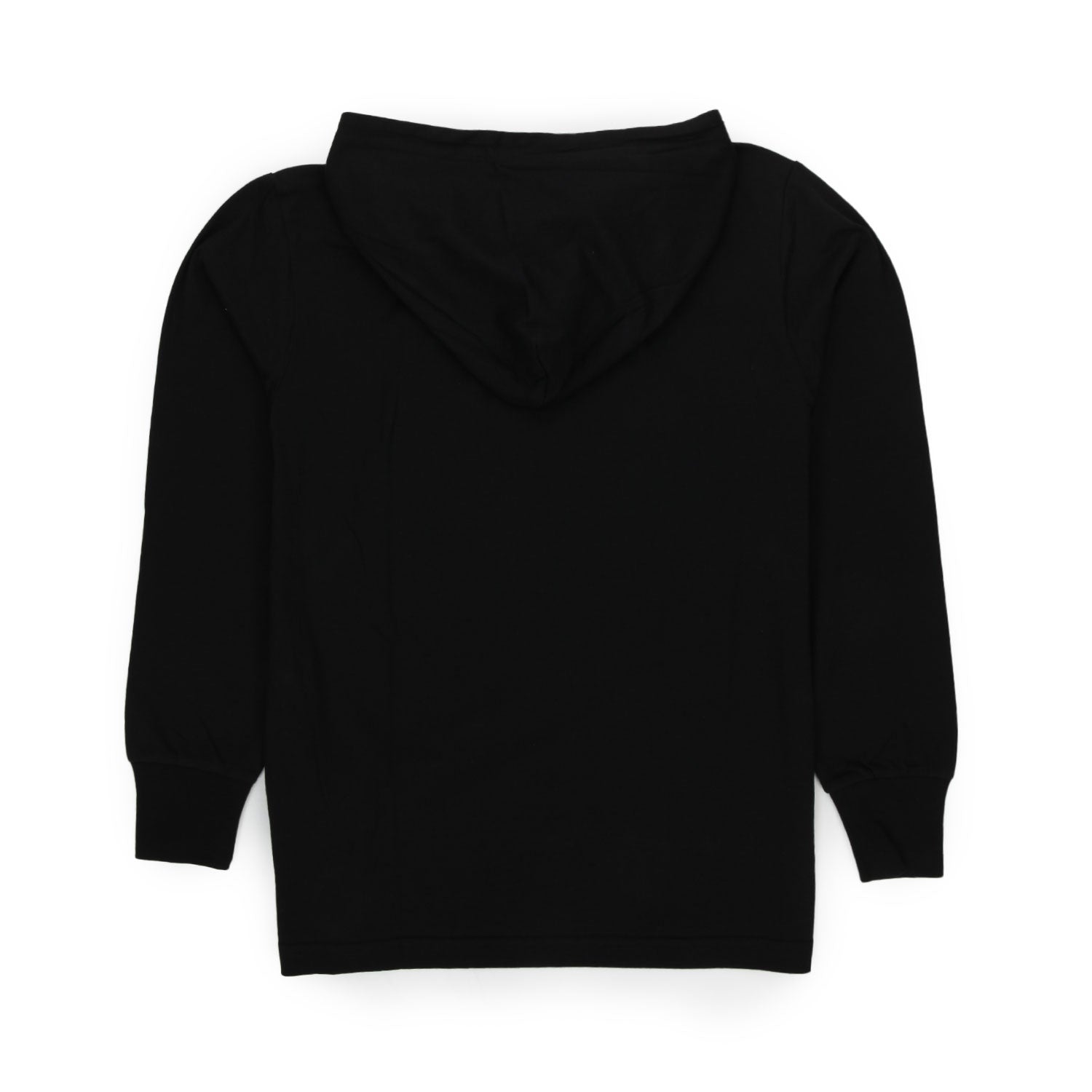 FELPA NERA CON CAPPUCCIO E STAMPE BAMBINO E TEEN - annameglio.com abbigliamento moda