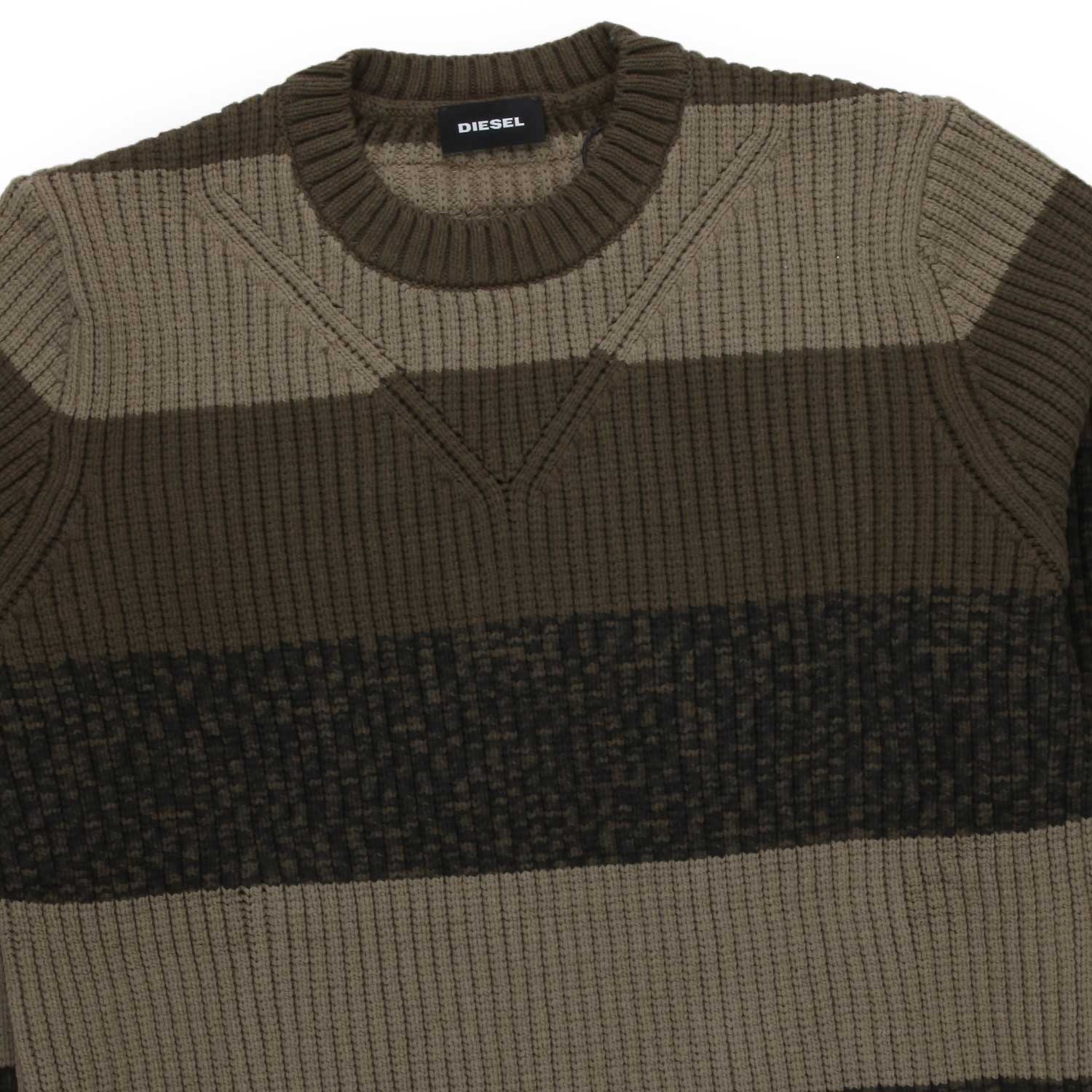 PULLOVER VERDE MILITARE A STRISCE BAMBINO E TEEN - annameglio.com abbigliamento moda