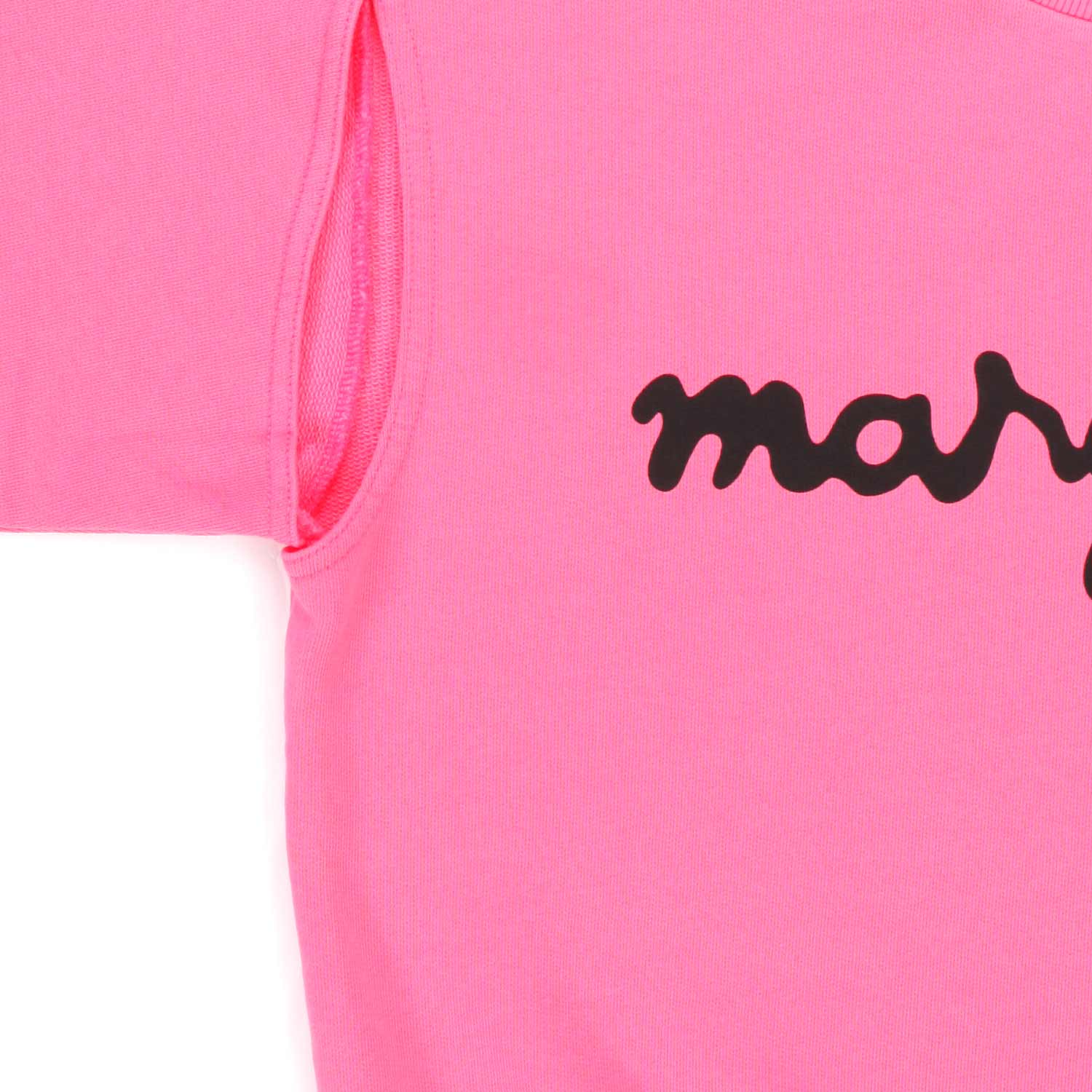 FELPA ROSA LOGO BAMBINA E GIRL - annameglio.com abbigliamento moda