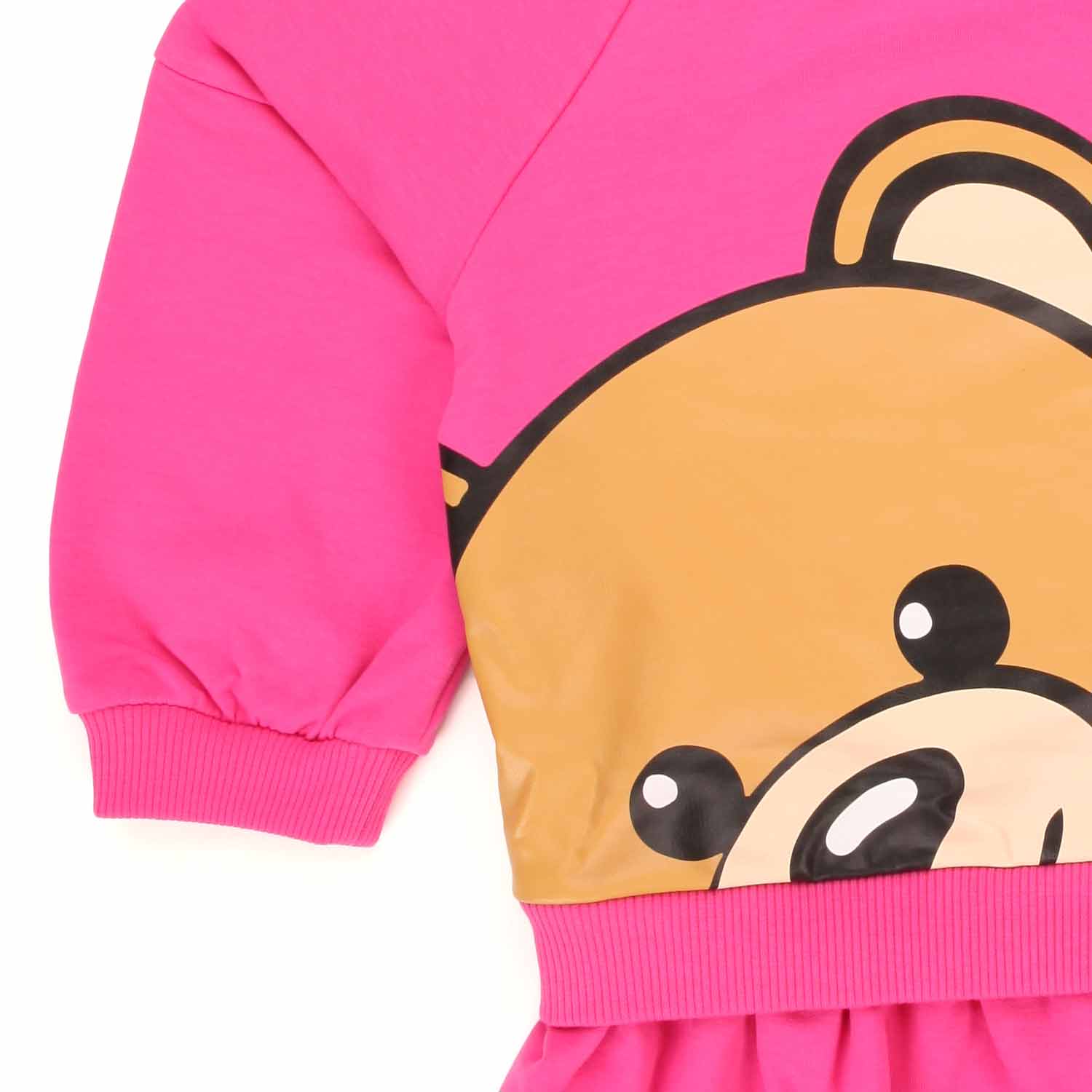 ABITO IN FELPA FUCSIA BAMBINA - annameglio.com abbigliamento moda